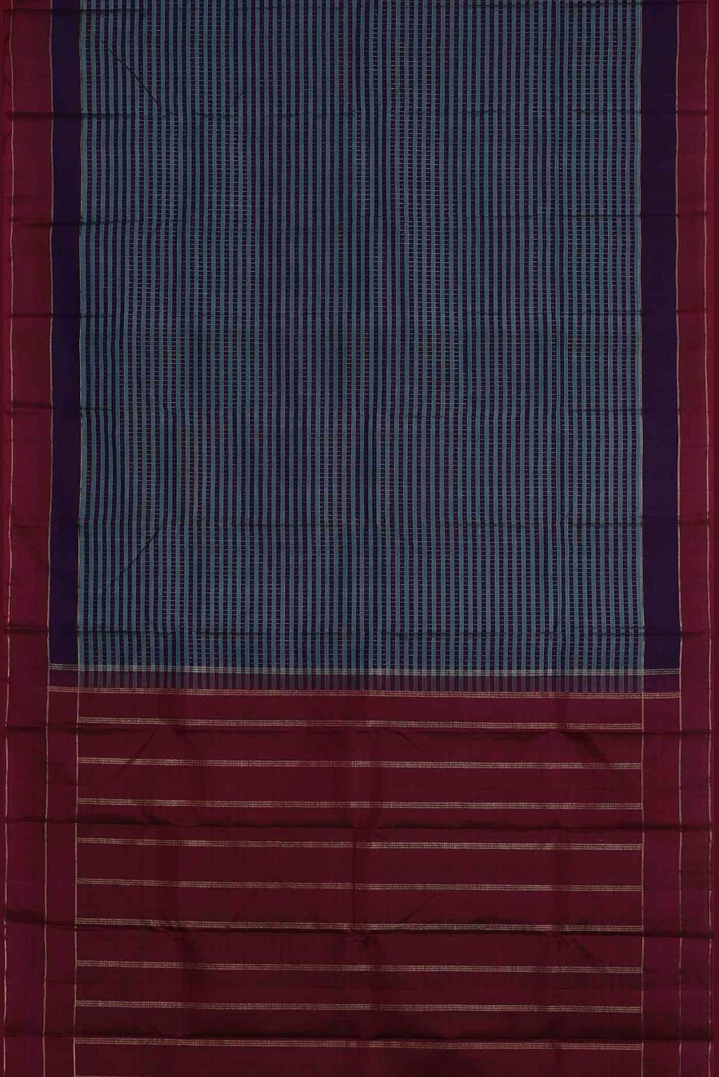 Blue Kanchipuram Silk Saree
