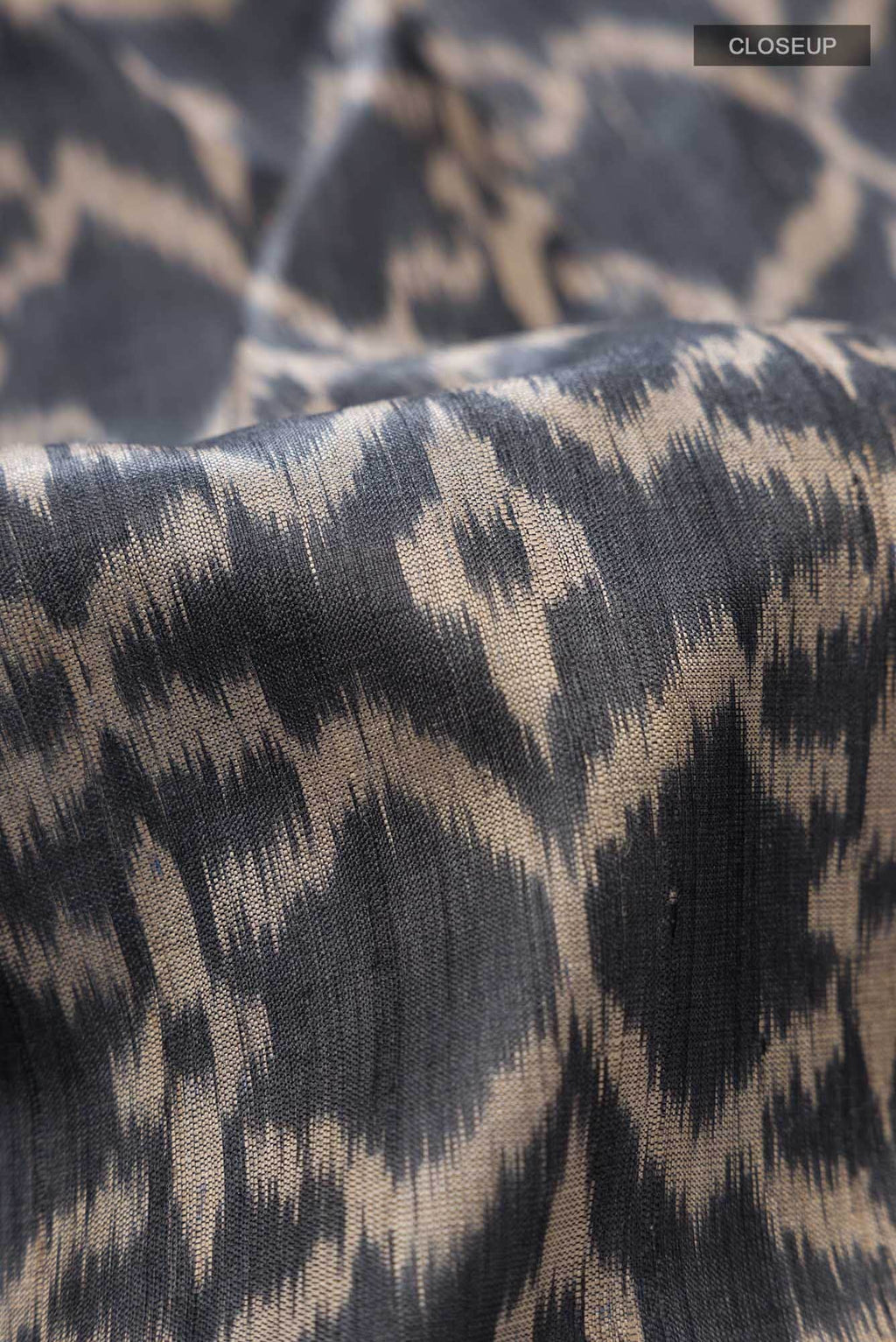 Davys Grey Tussar Silk Saree