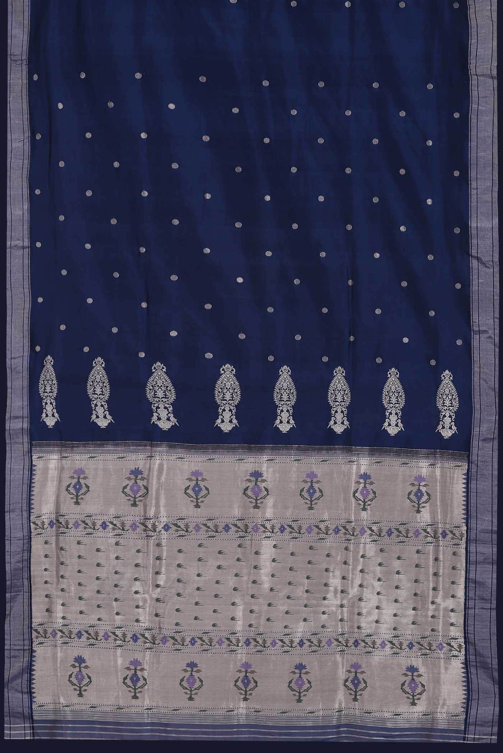 Blue Paithani Silk Saree