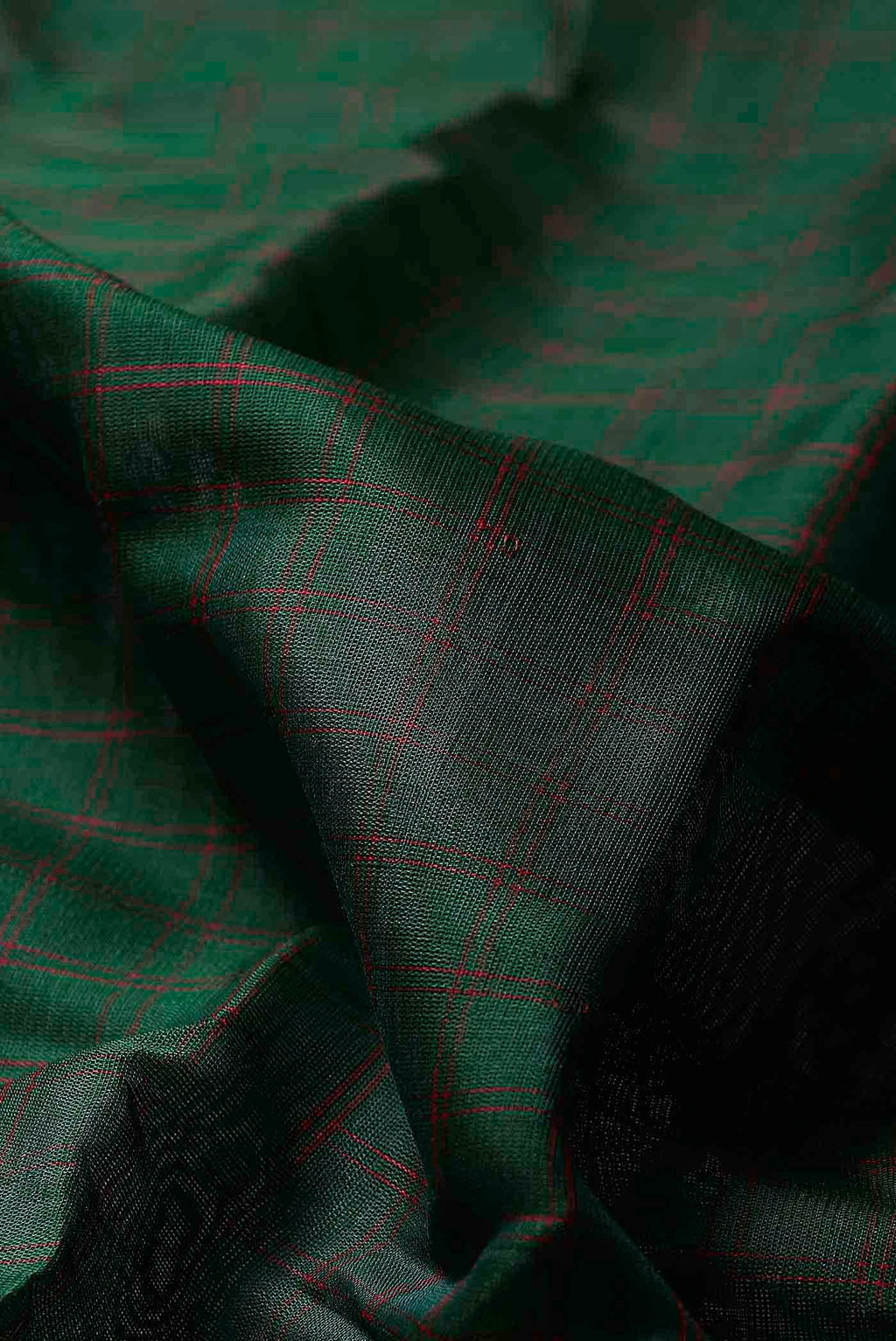 Green Gadwal Silk Cotton Saree
