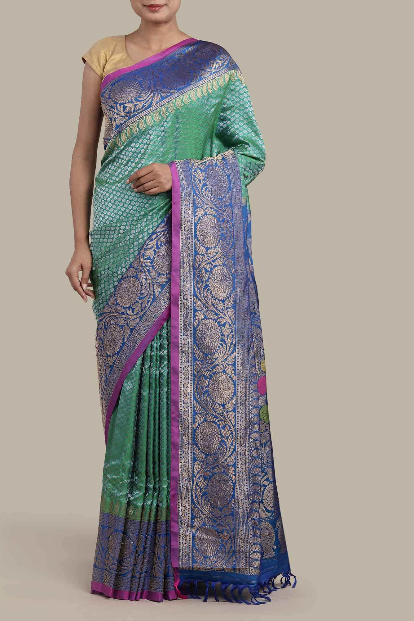 Green Kanchipuram Silk Saree