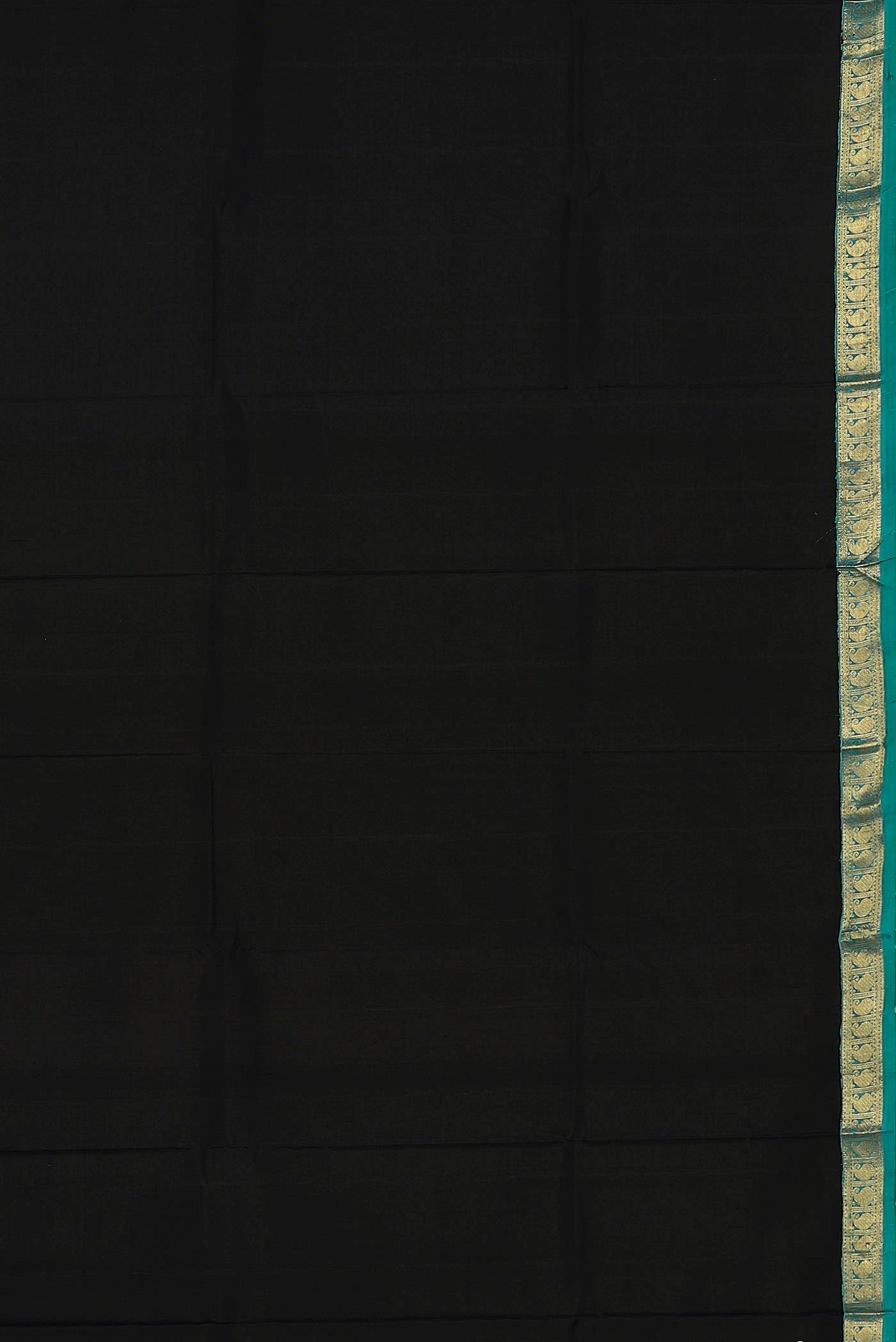 Black Kanchipuram Silk Saree