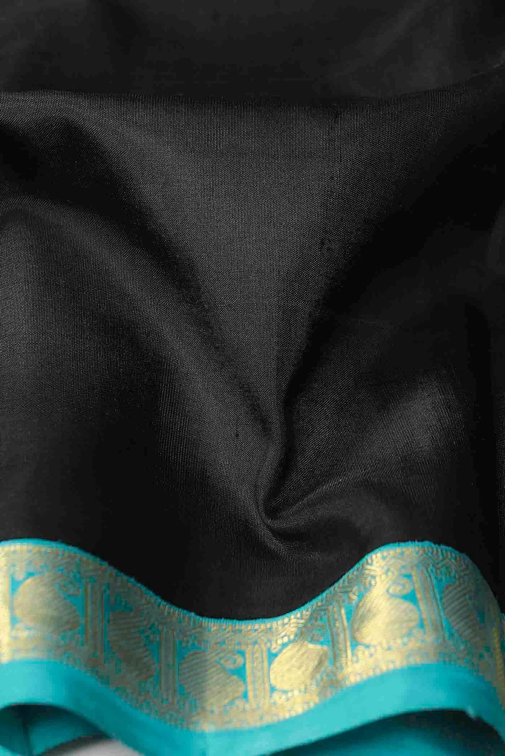 Black Kanchipuram Silk Saree