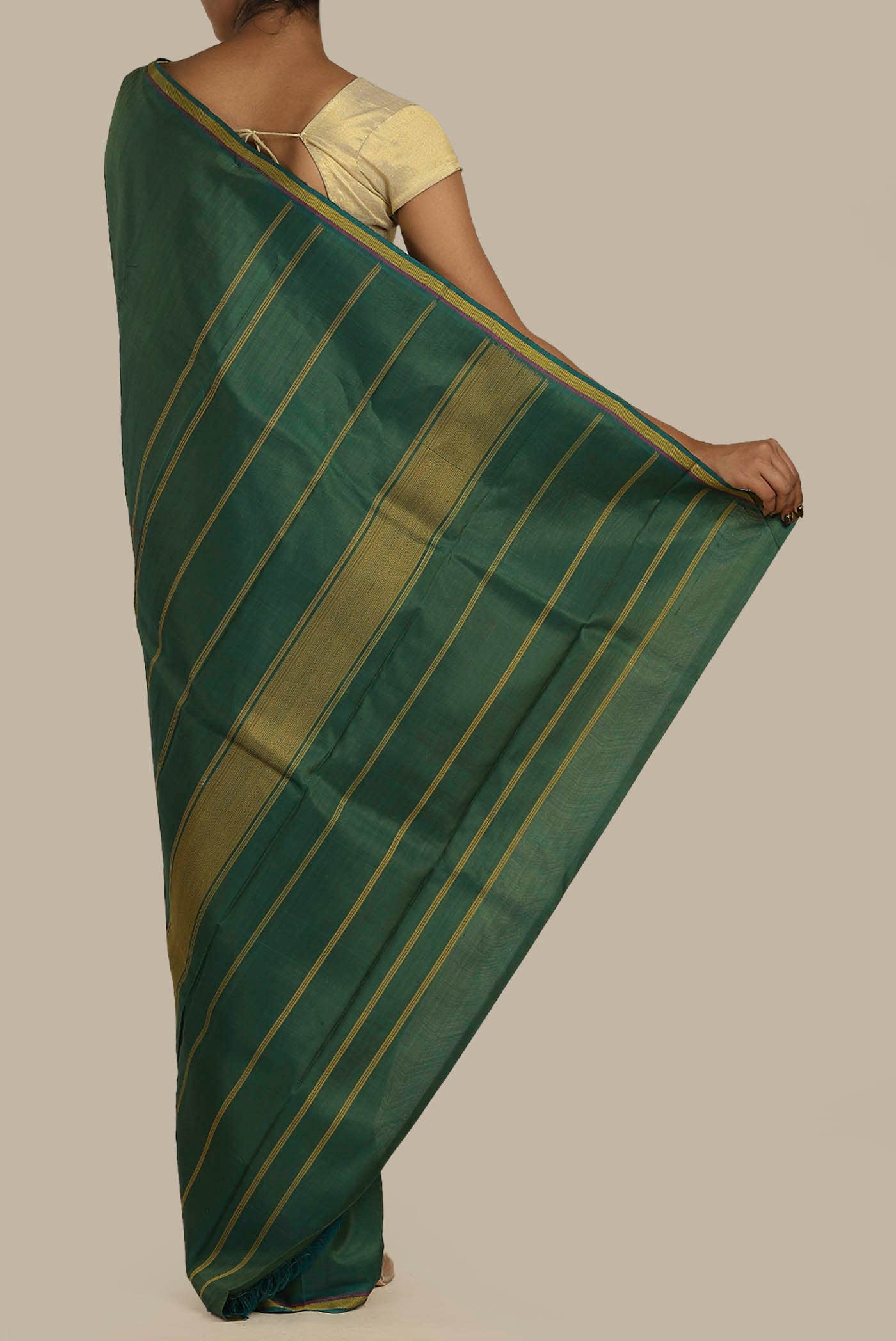 Green Kanchipuram Silk Saree