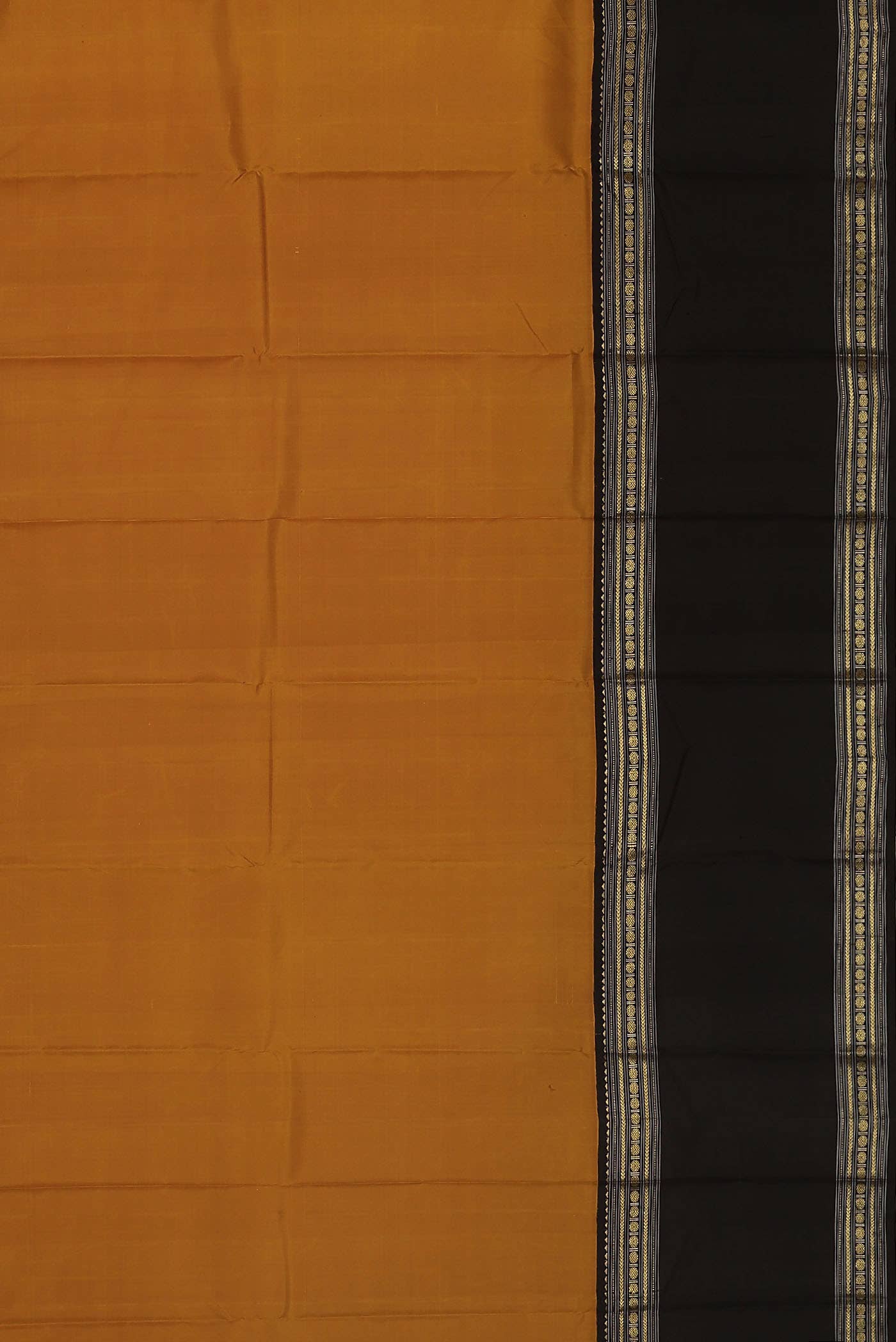 Yellow Kanchipuram Silk Saree