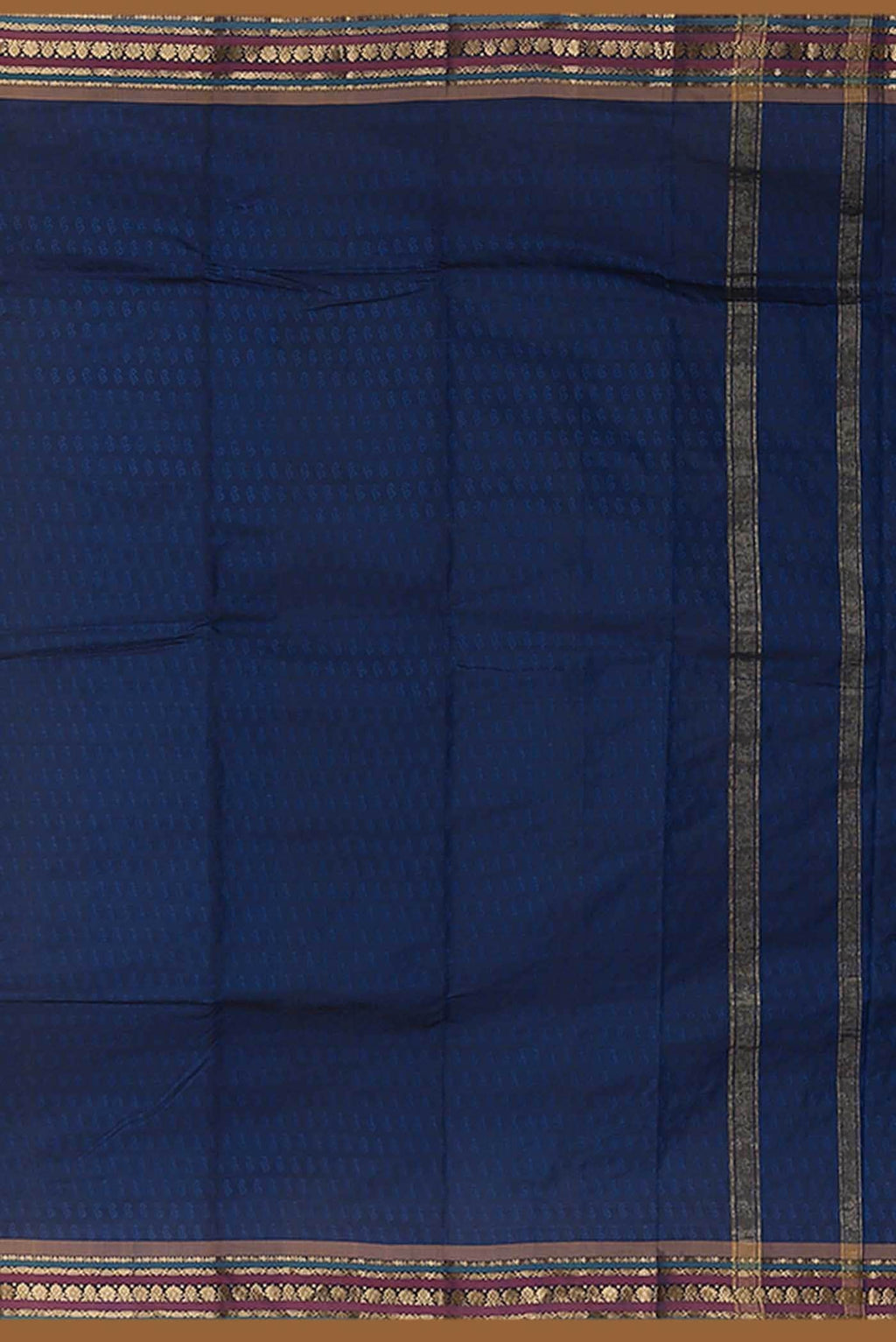Blue Blended Bangalore Silk Saree