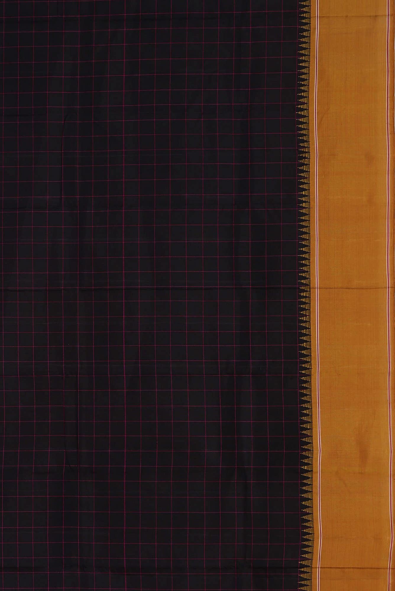 Black Kanchipuram Silk Saree