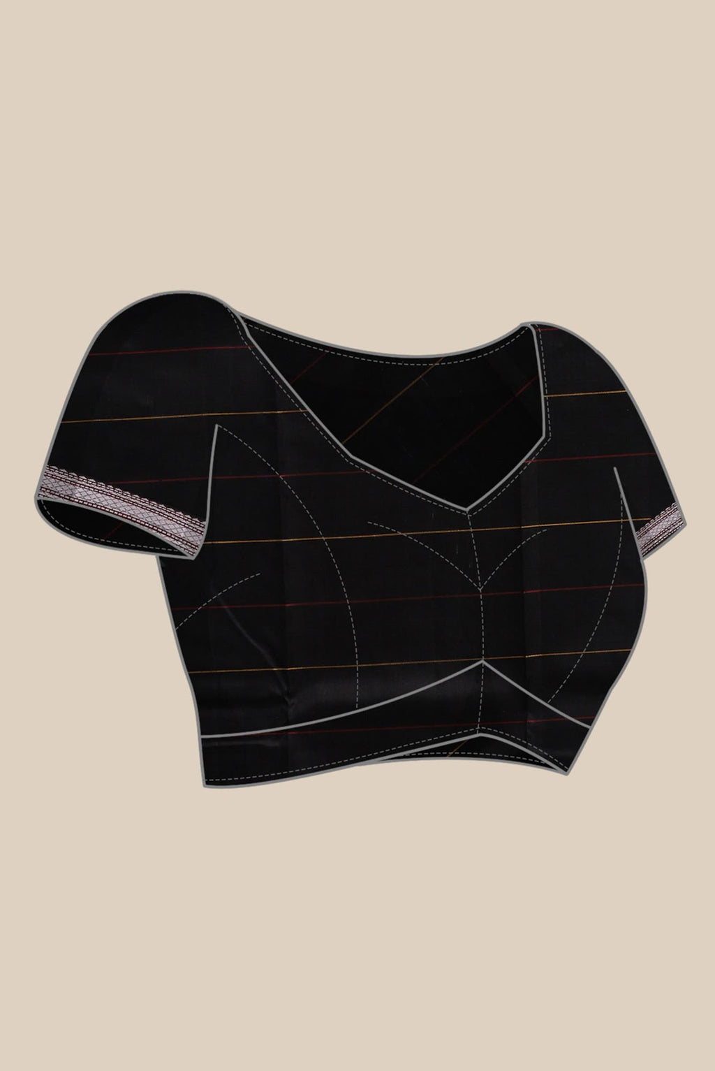 Black Kanchipuram Silk Saree