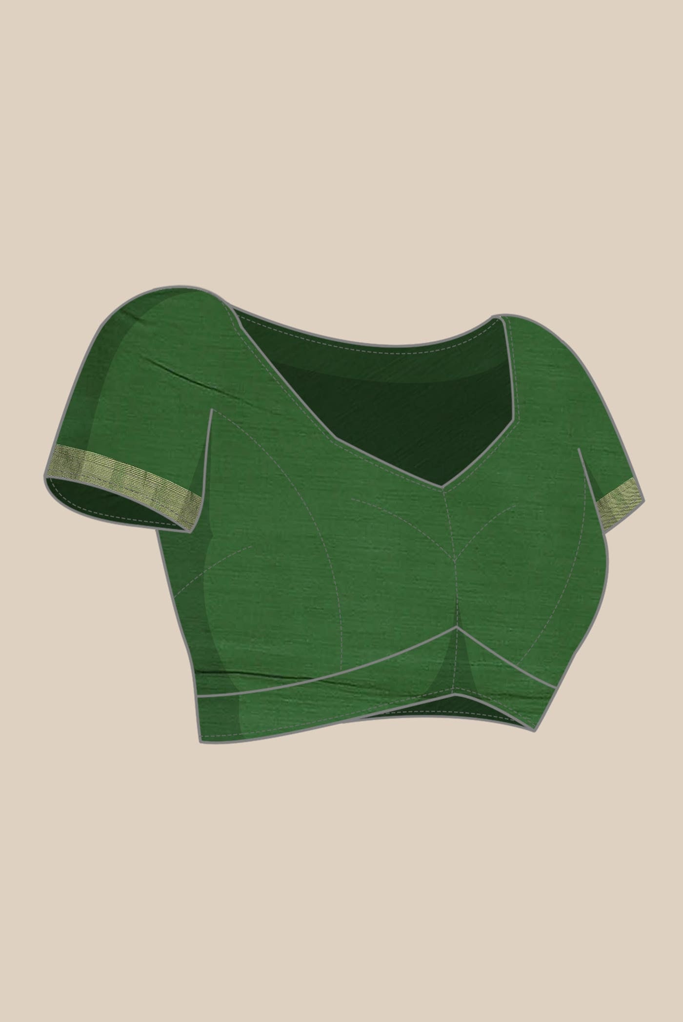 Green Paithani Cotton Saree
