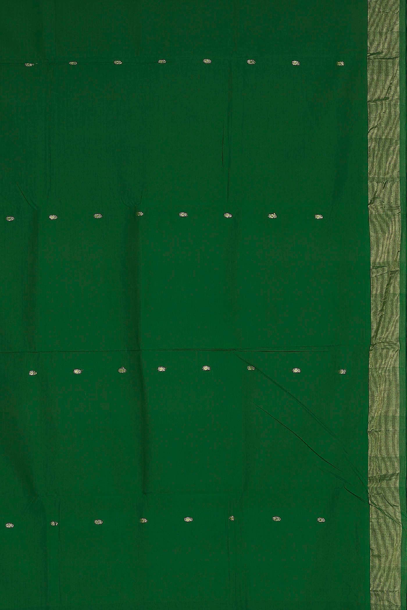 Green Paithani Cotton Saree