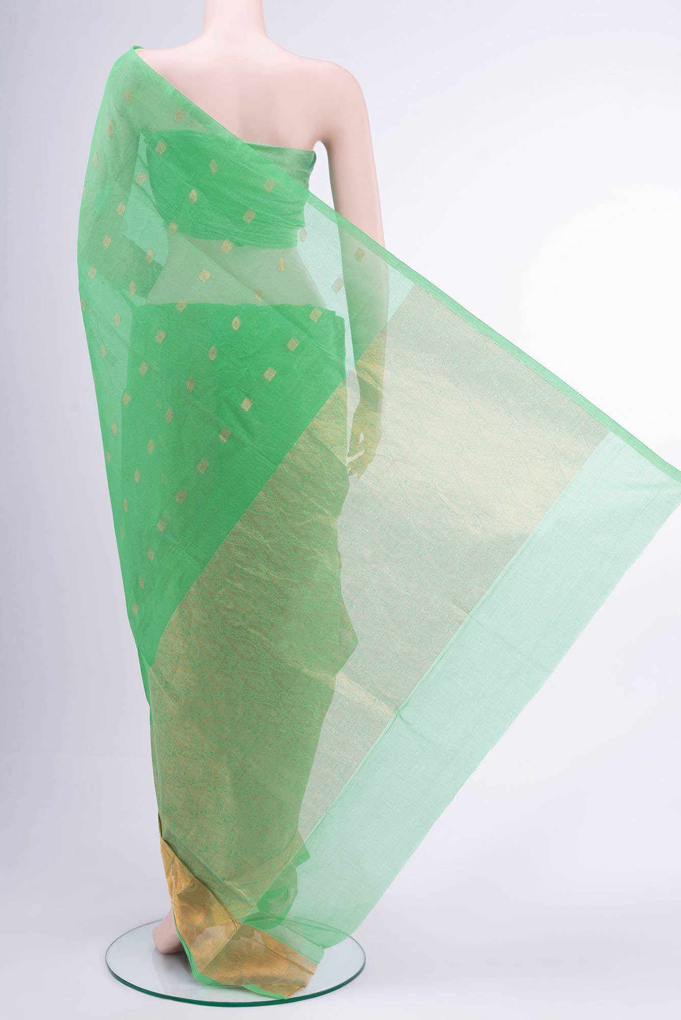 Green Venkatagiri Cotton Saree