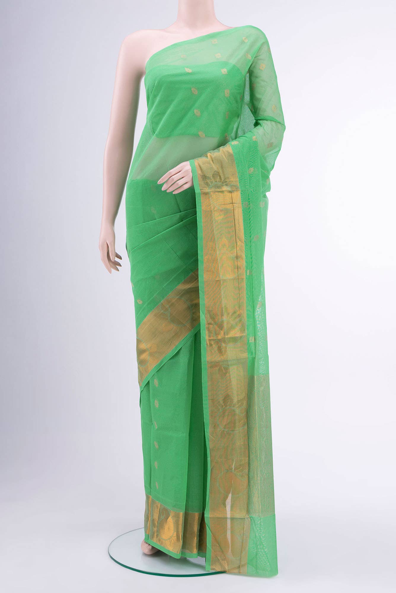 Green Venkatagiri Cotton Saree
