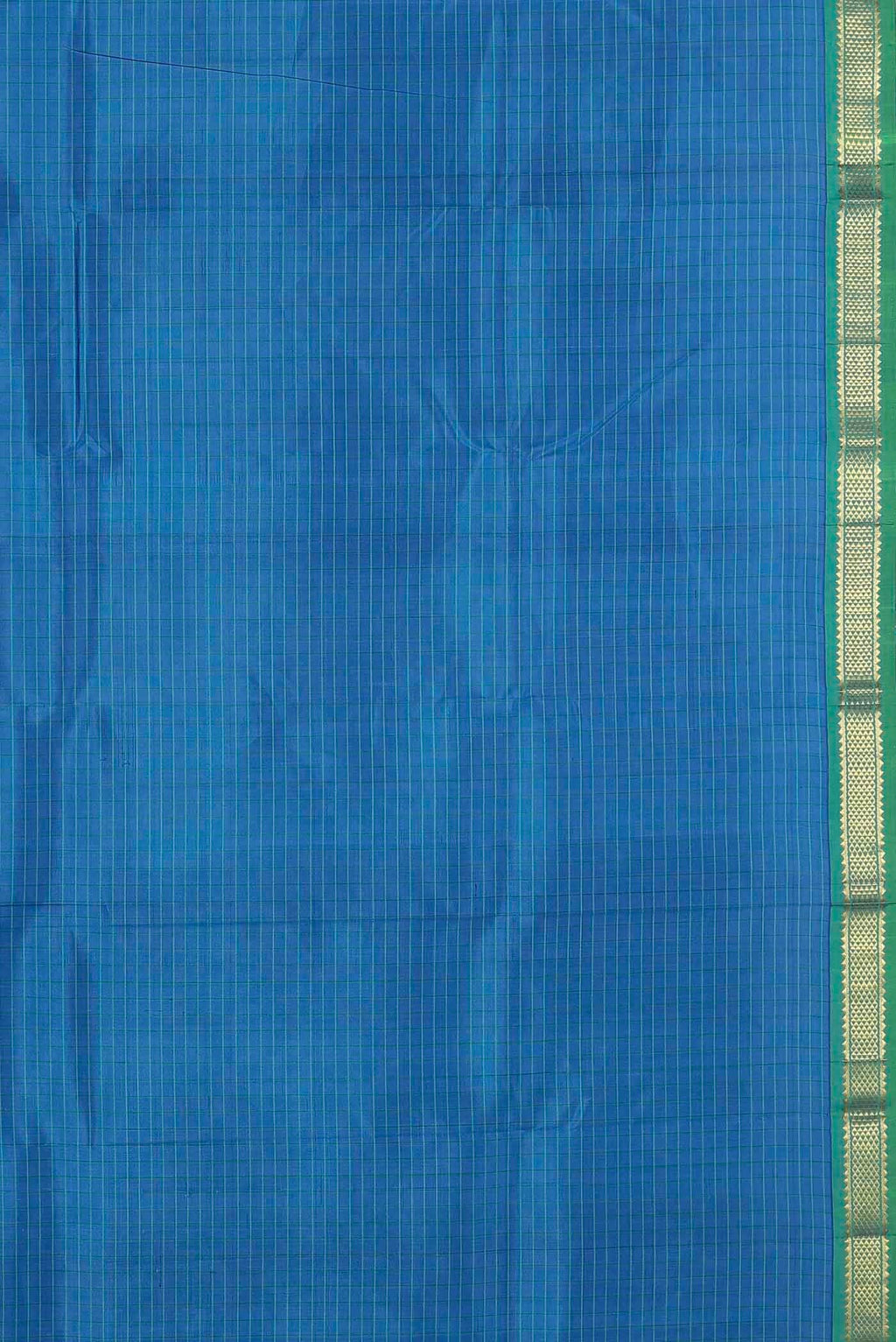 Blue Kanchipuram Silk Saree