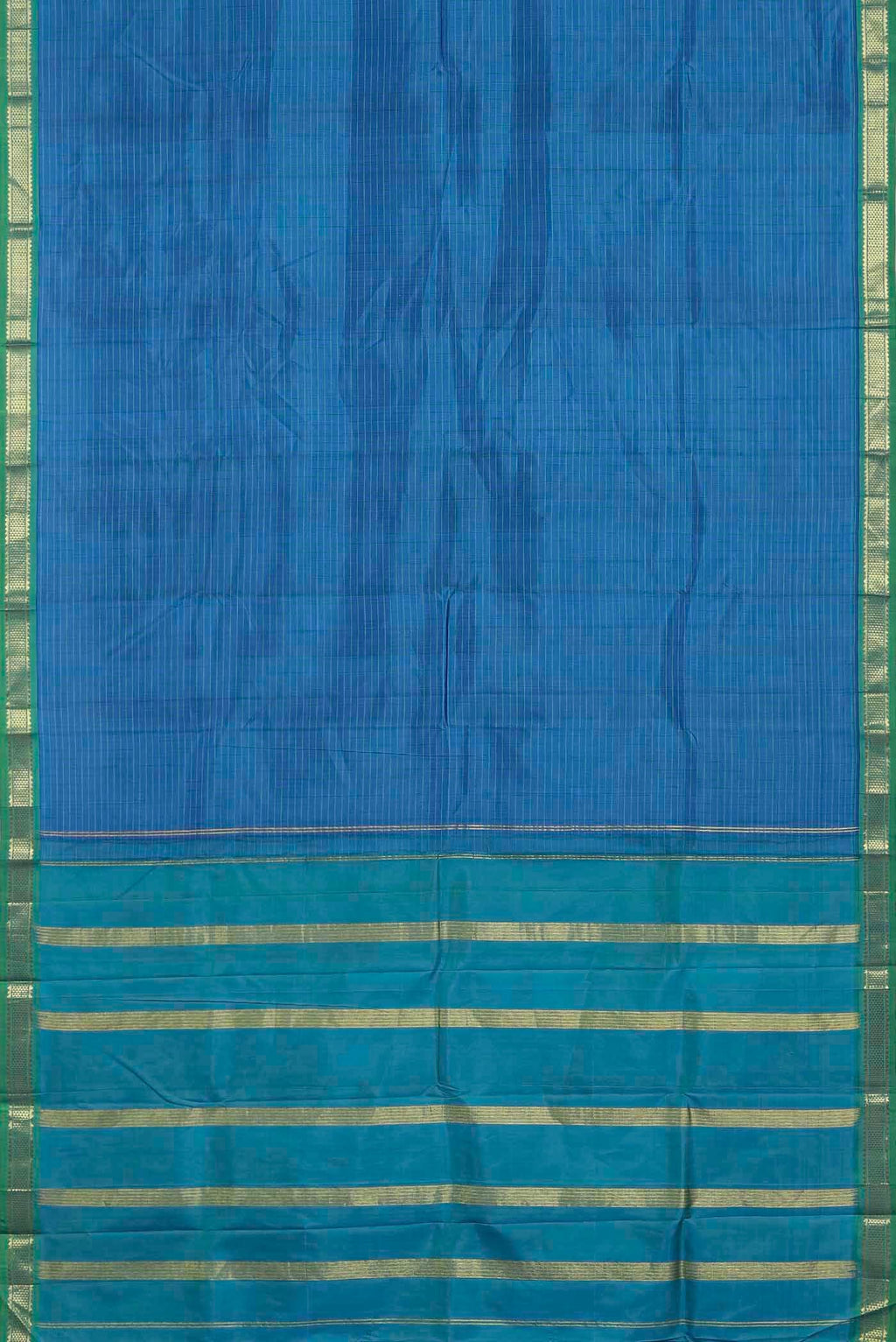 Blue Kanchipuram Silk Saree