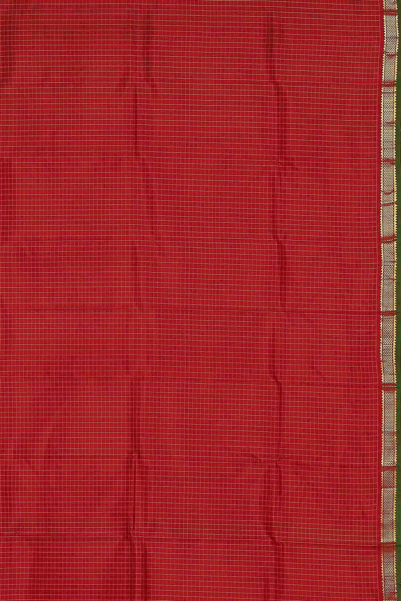 Red Kanchipuram Silk Saree