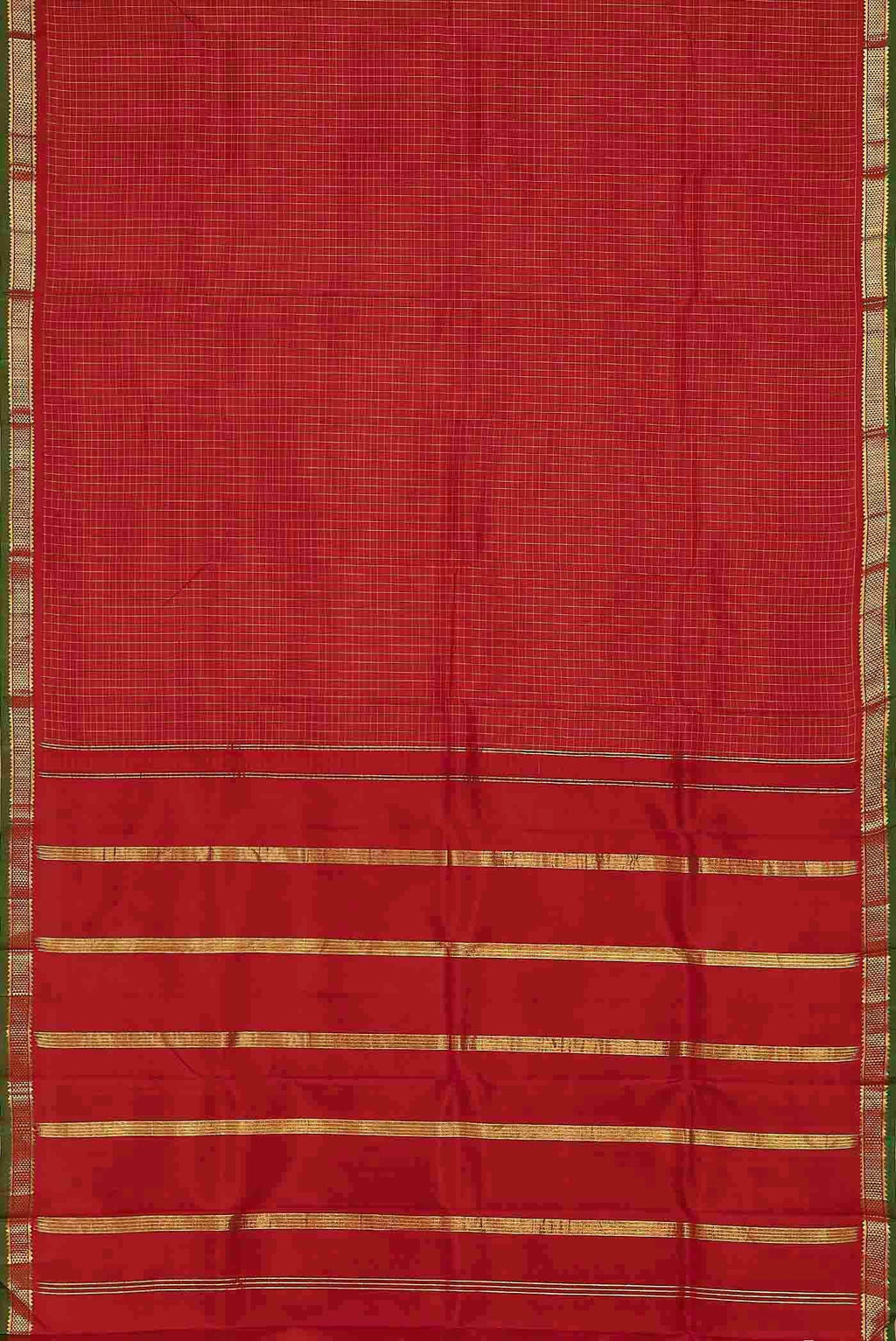 Red Kanchipuram Silk Saree