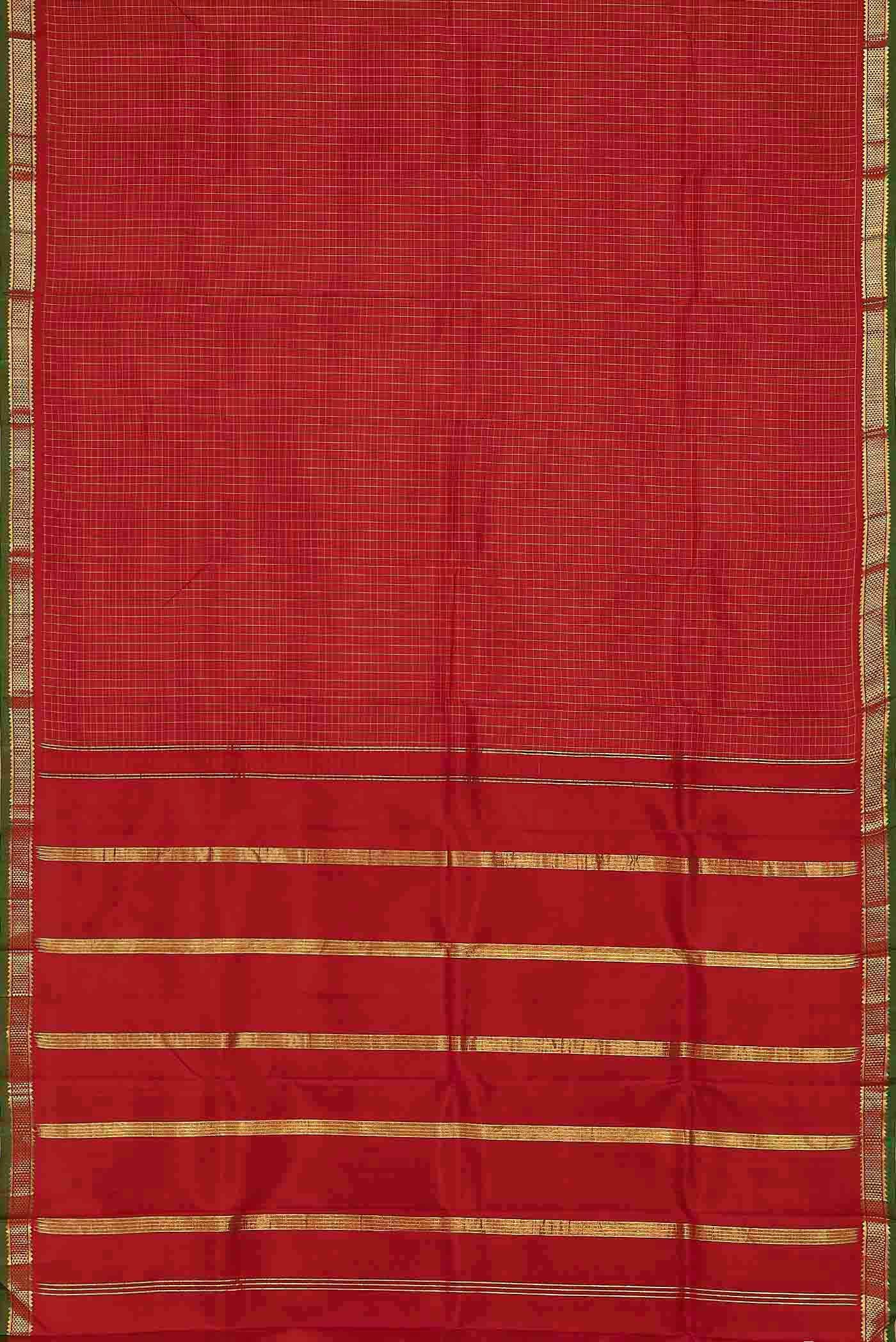 Red Kanchipuram Silk Saree