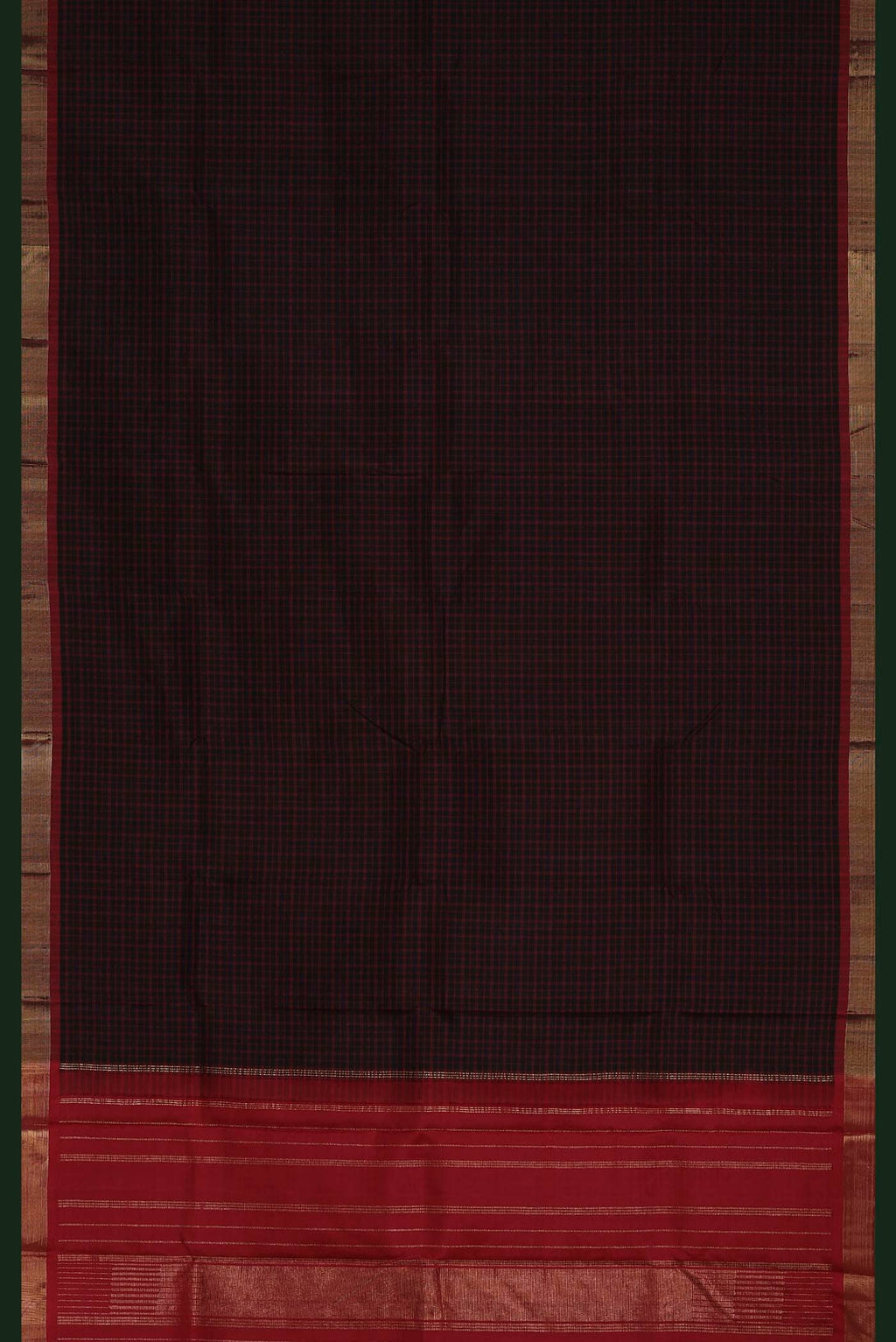 Black Kanchipuram Silk Saree