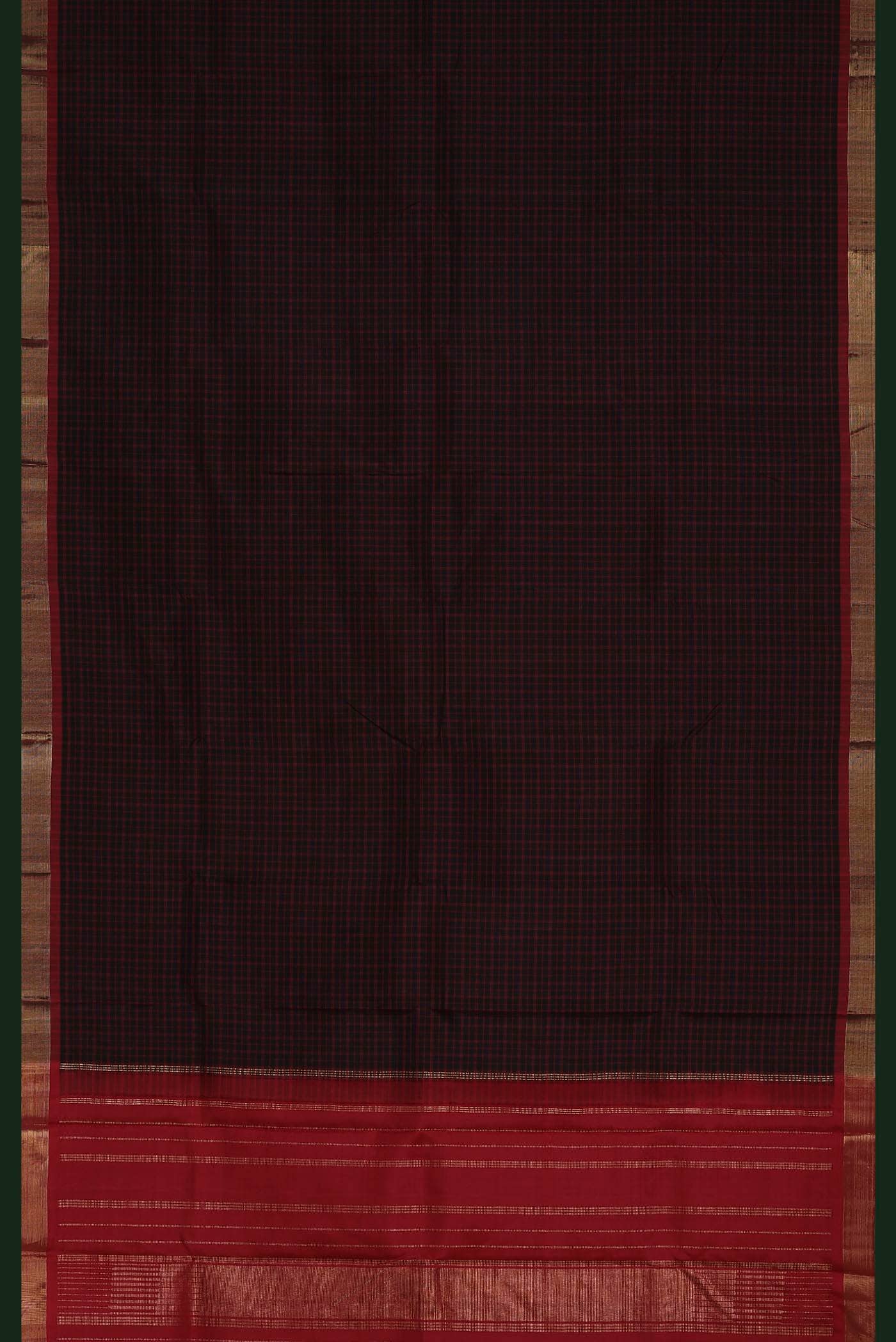 Black Kanchipuram Silk Saree