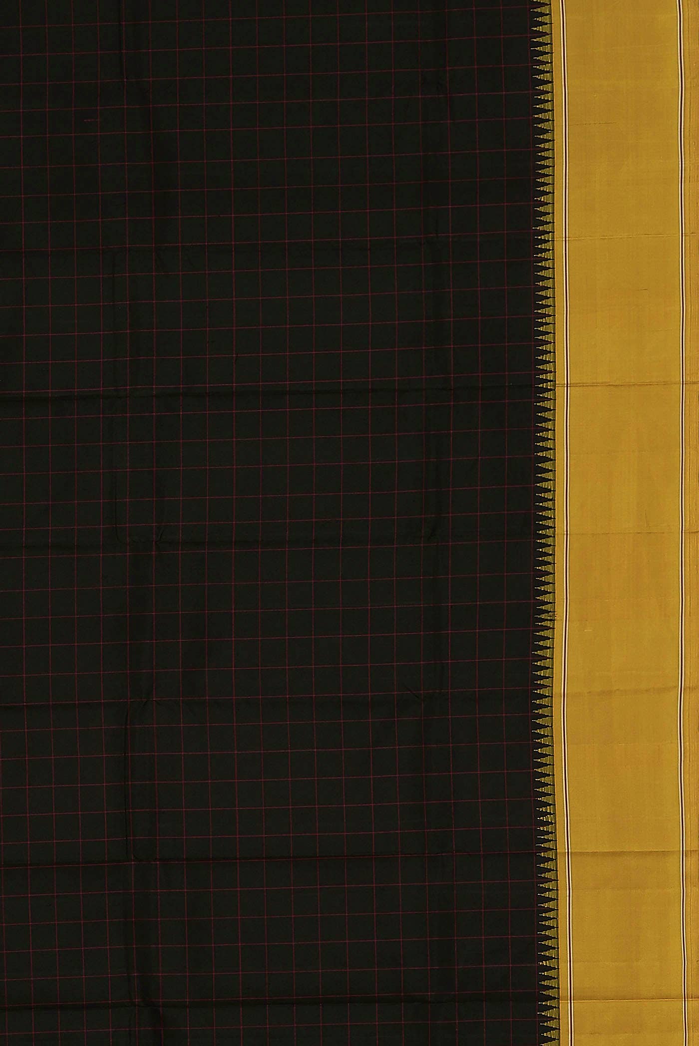 Black Kanchipuram Silk Saree
