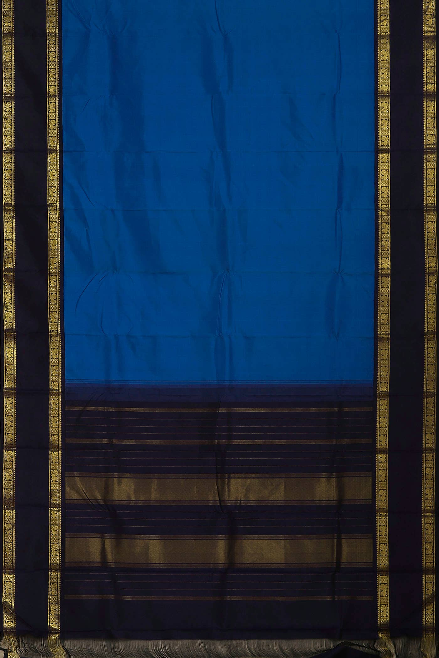 Royal Blue Kanchipuram Silk Saree