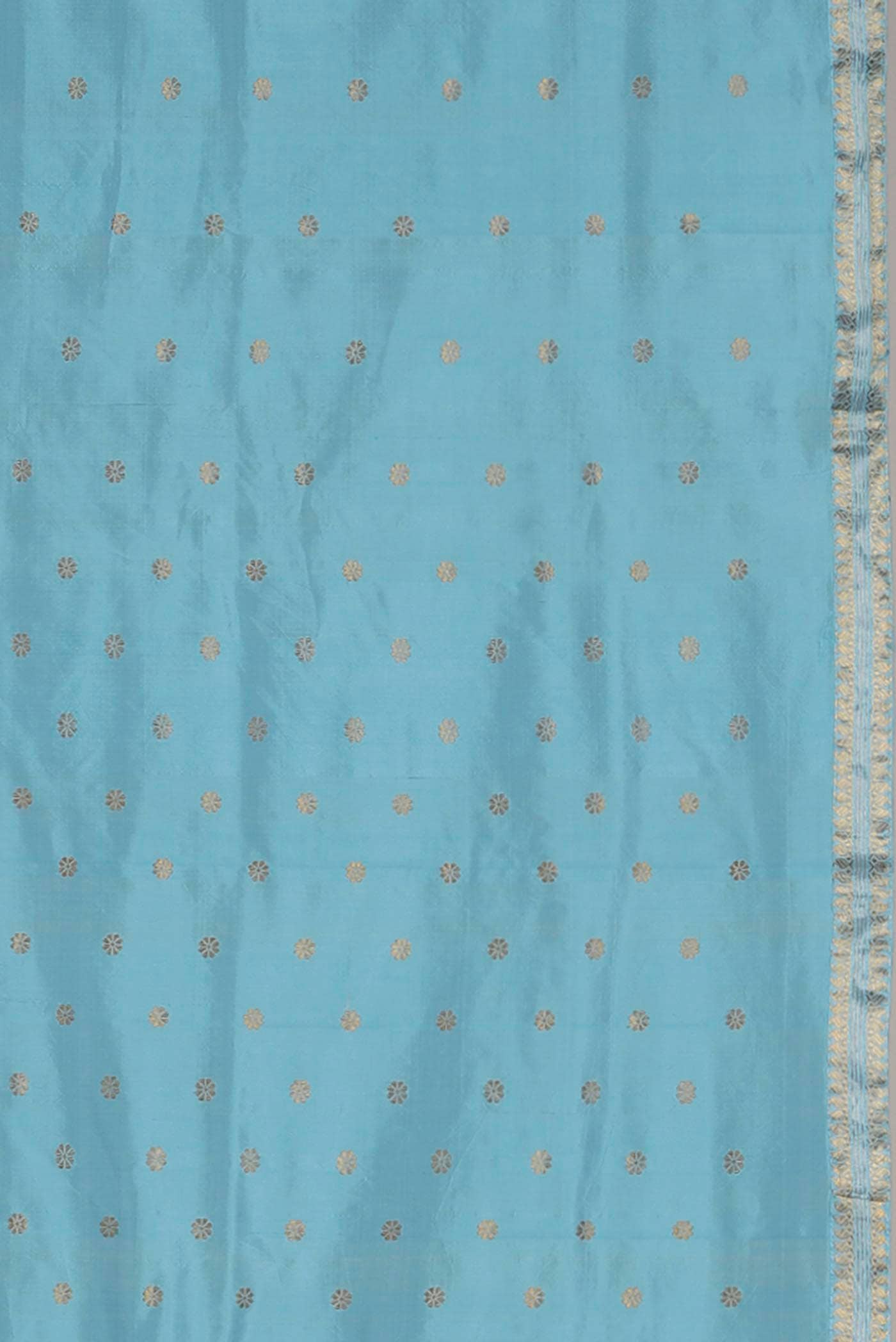 Blue Assam Silk Saree