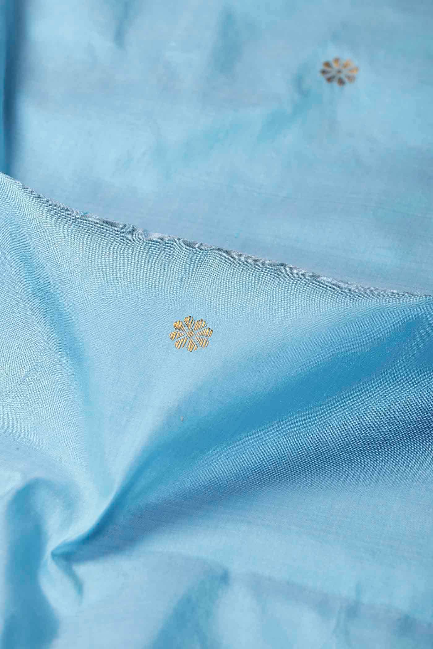 Blue Assam Silk Saree