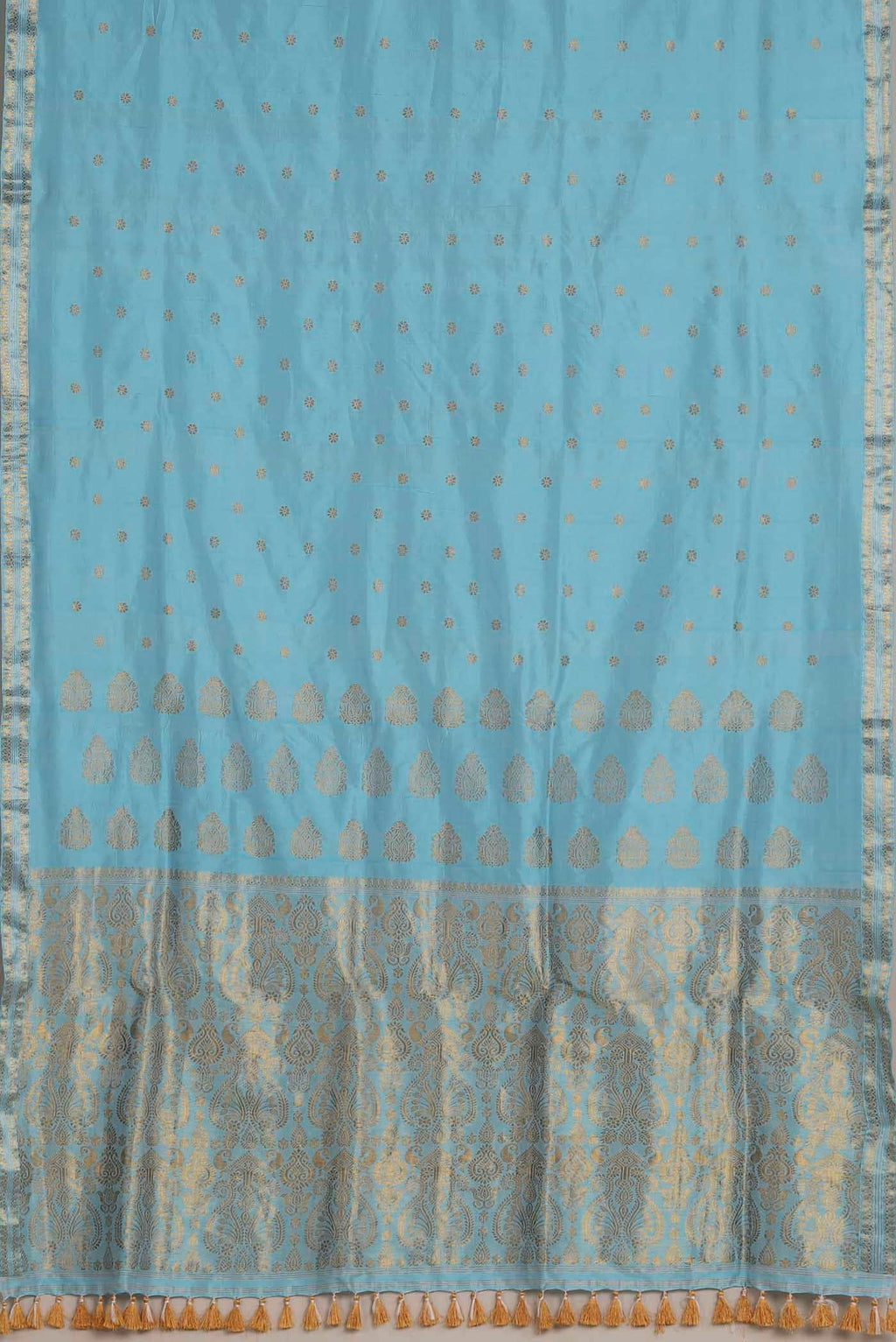 Blue Assam Silk Saree