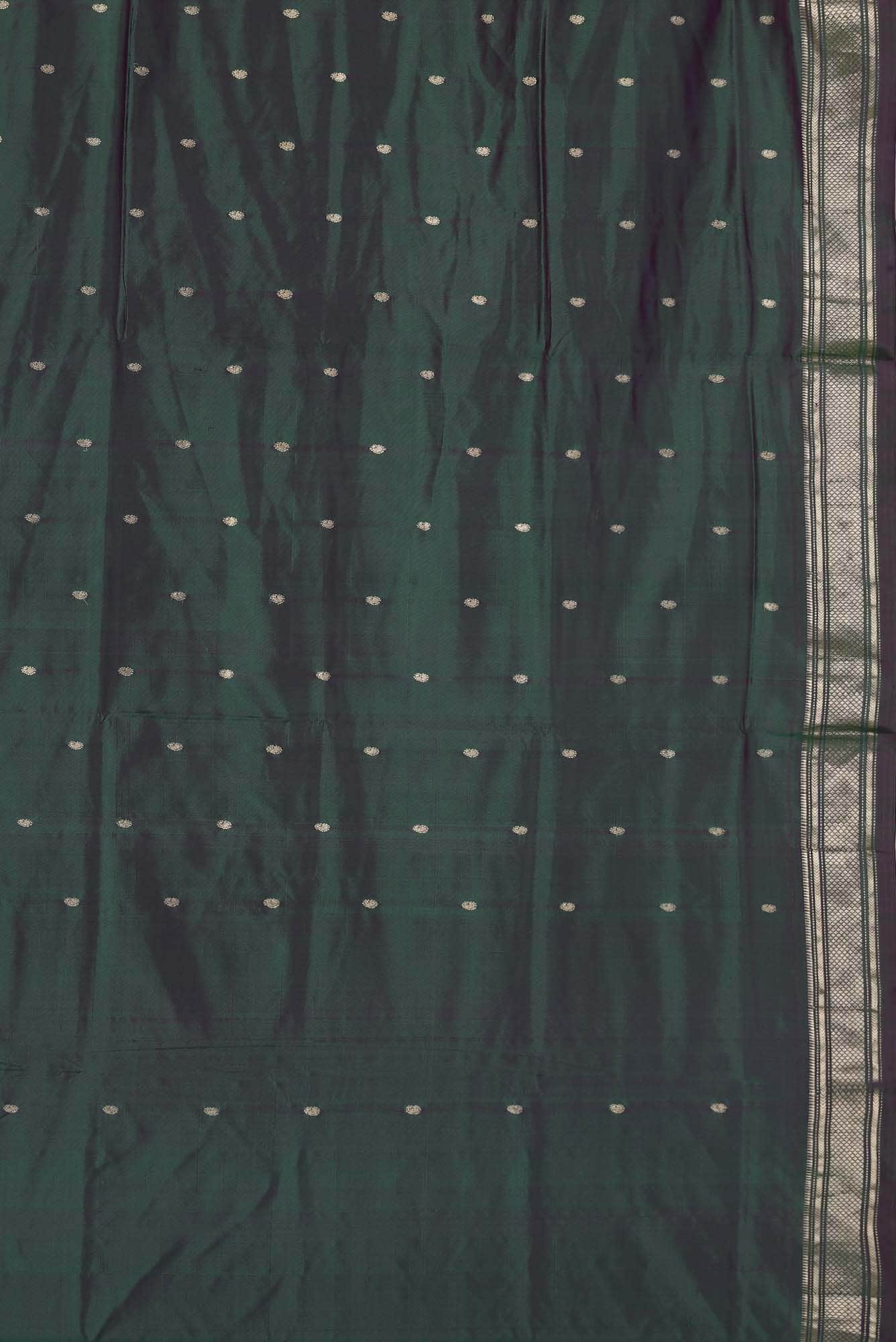 Green Paithani Silk Saree