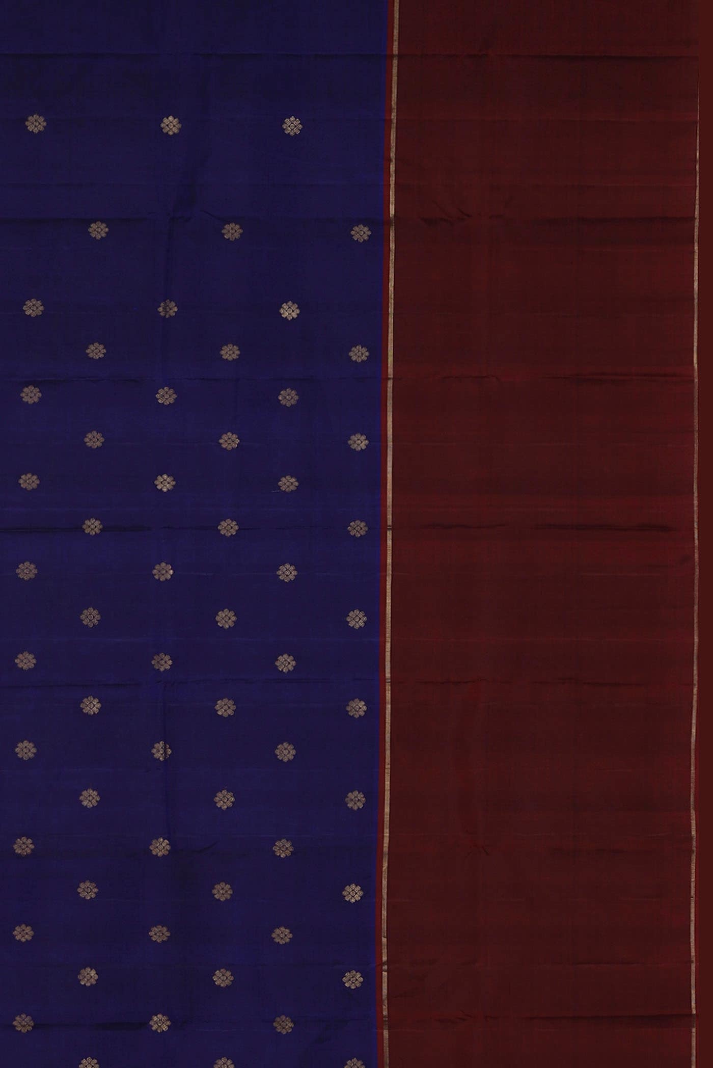 Blue Kanchipuram Silk Saree