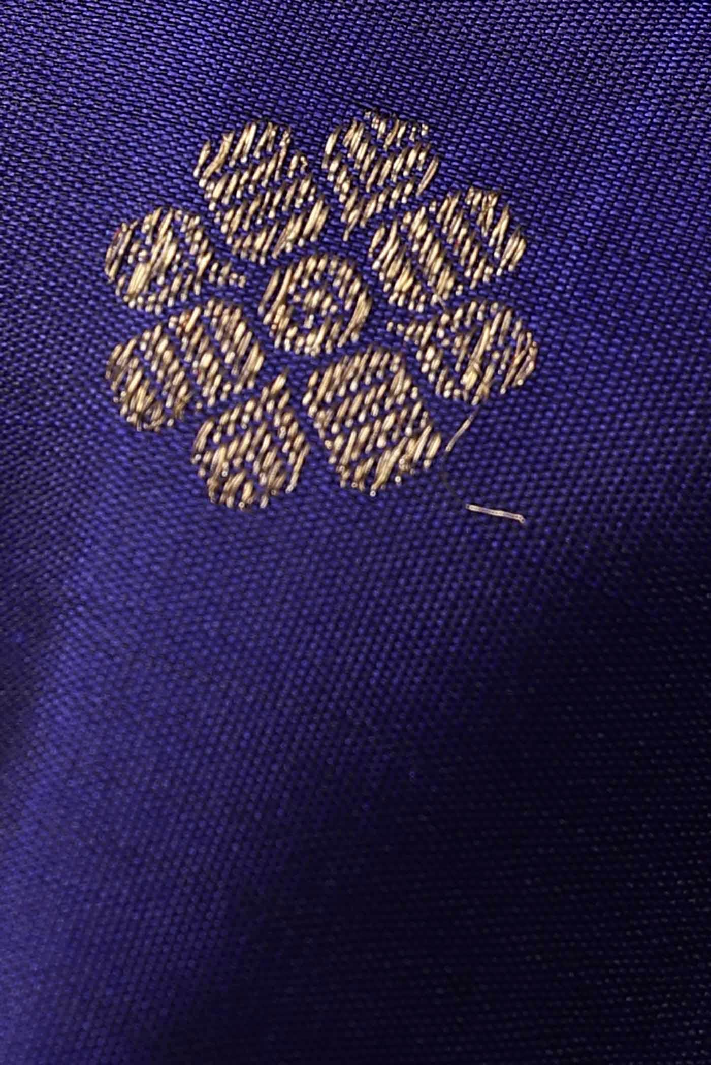 Blue Kanchipuram Silk Saree