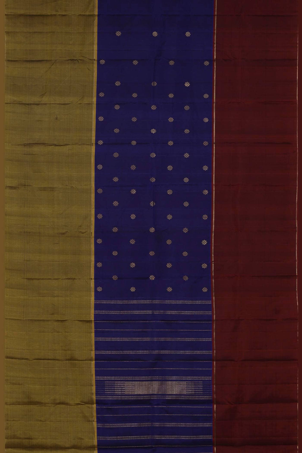 Blue Kanchipuram Silk Saree