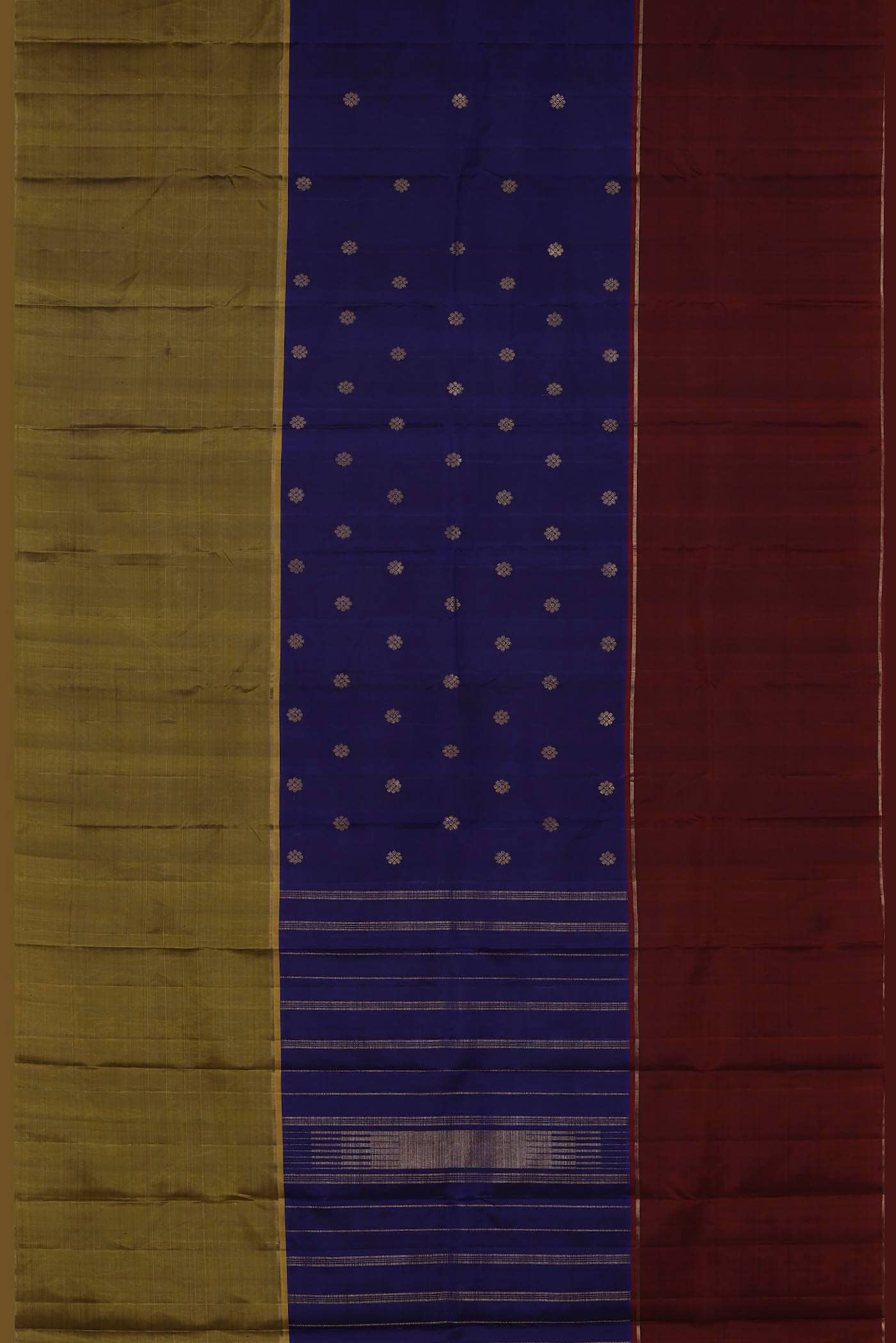 Blue Kanchipuram Silk Saree