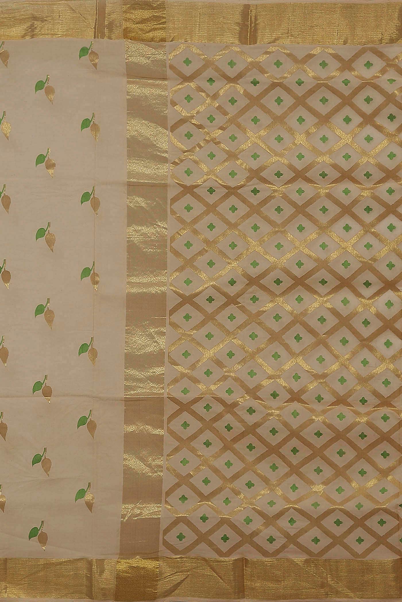Sandal Venkatagiri Cotton Saree