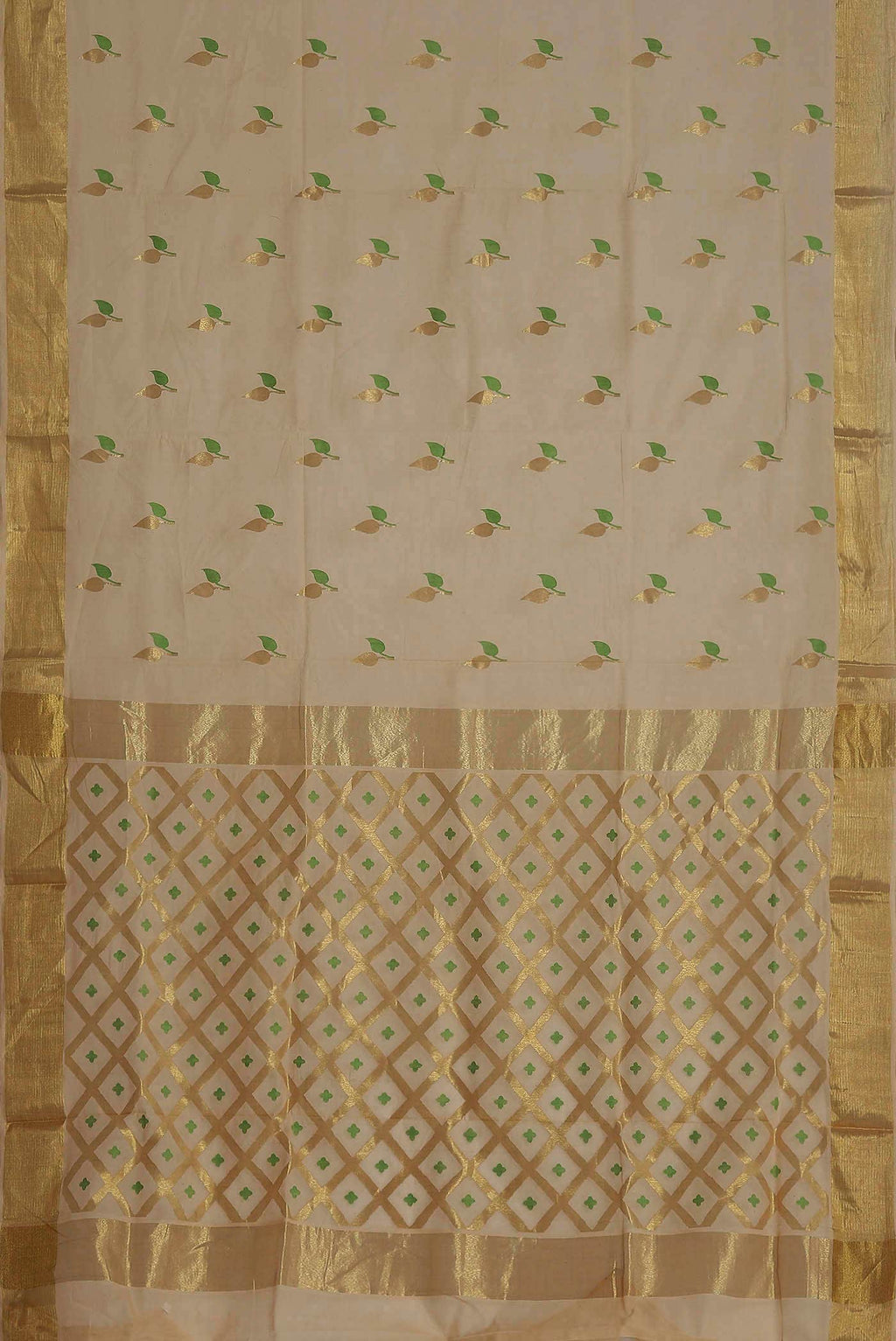 Sandal Venkatagiri Cotton Saree