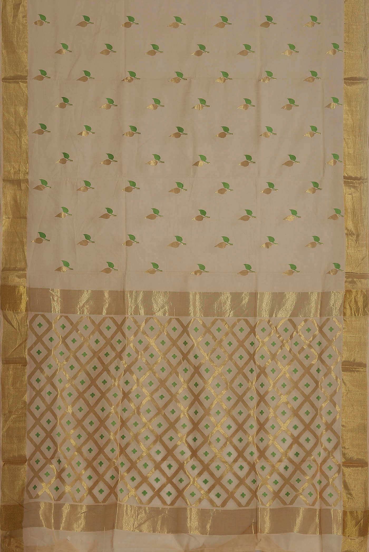 Sandal Venkatagiri Cotton Saree