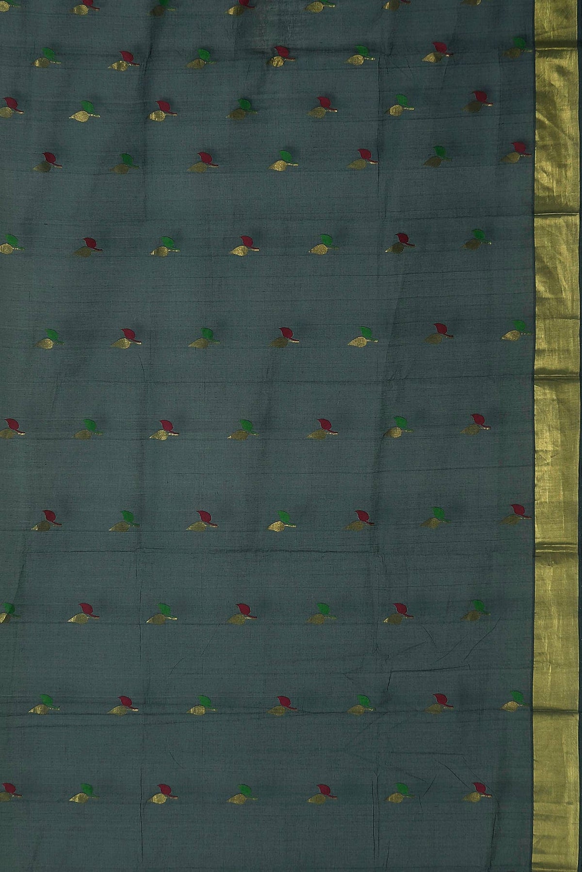 Grey Venkatagiri Cotton Saree