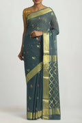 Grey Venkatagiri Cotton Saree