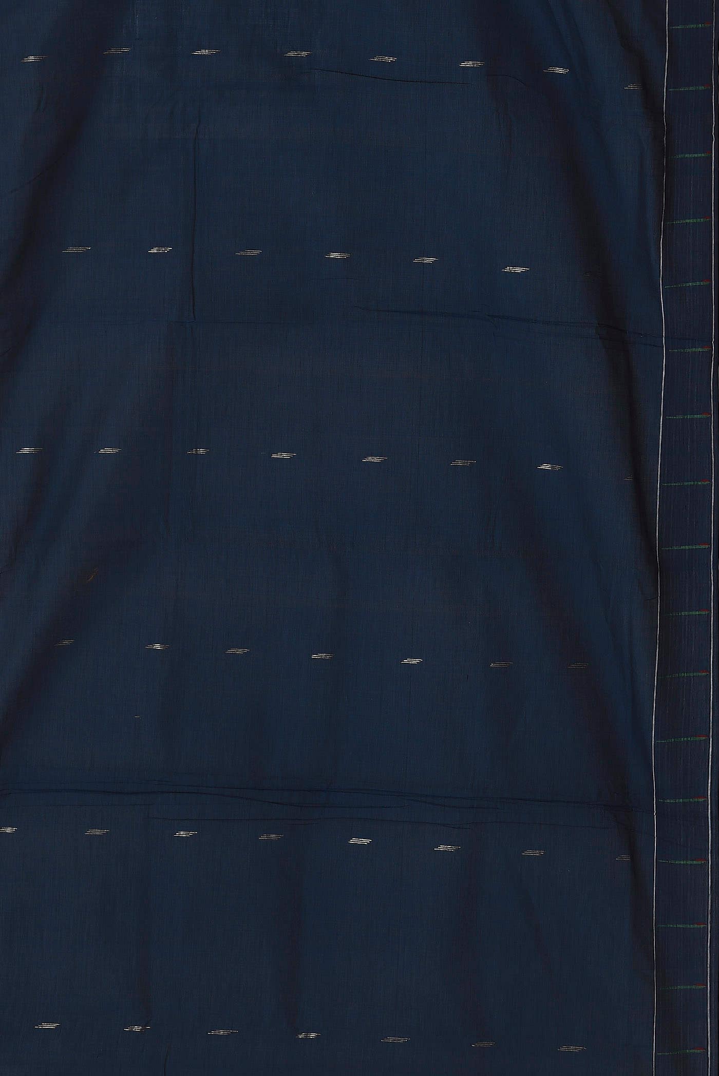 Navy Blue Paithani Cotton Saree