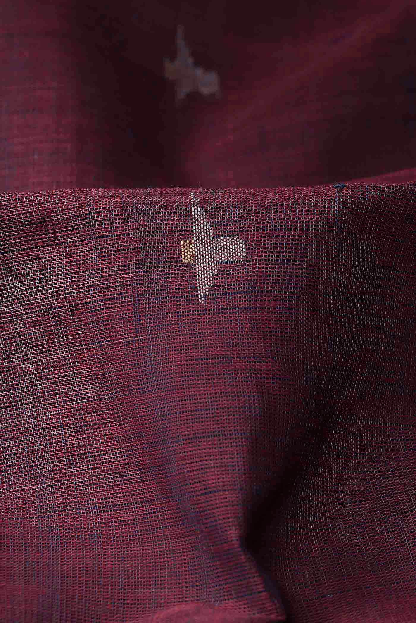 Maroon Uppada Cotton Saree