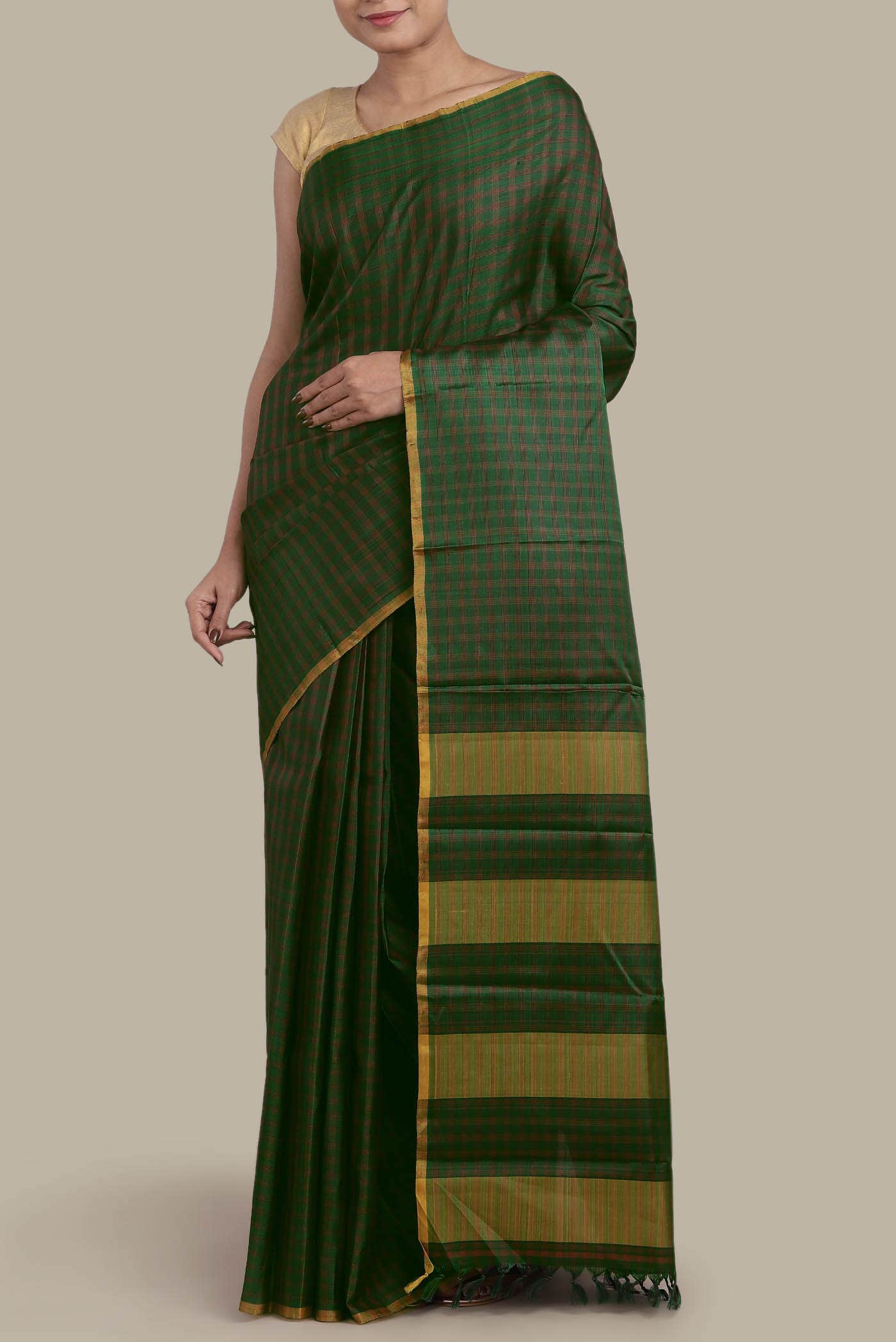 Green Kanchipuram Silk Saree