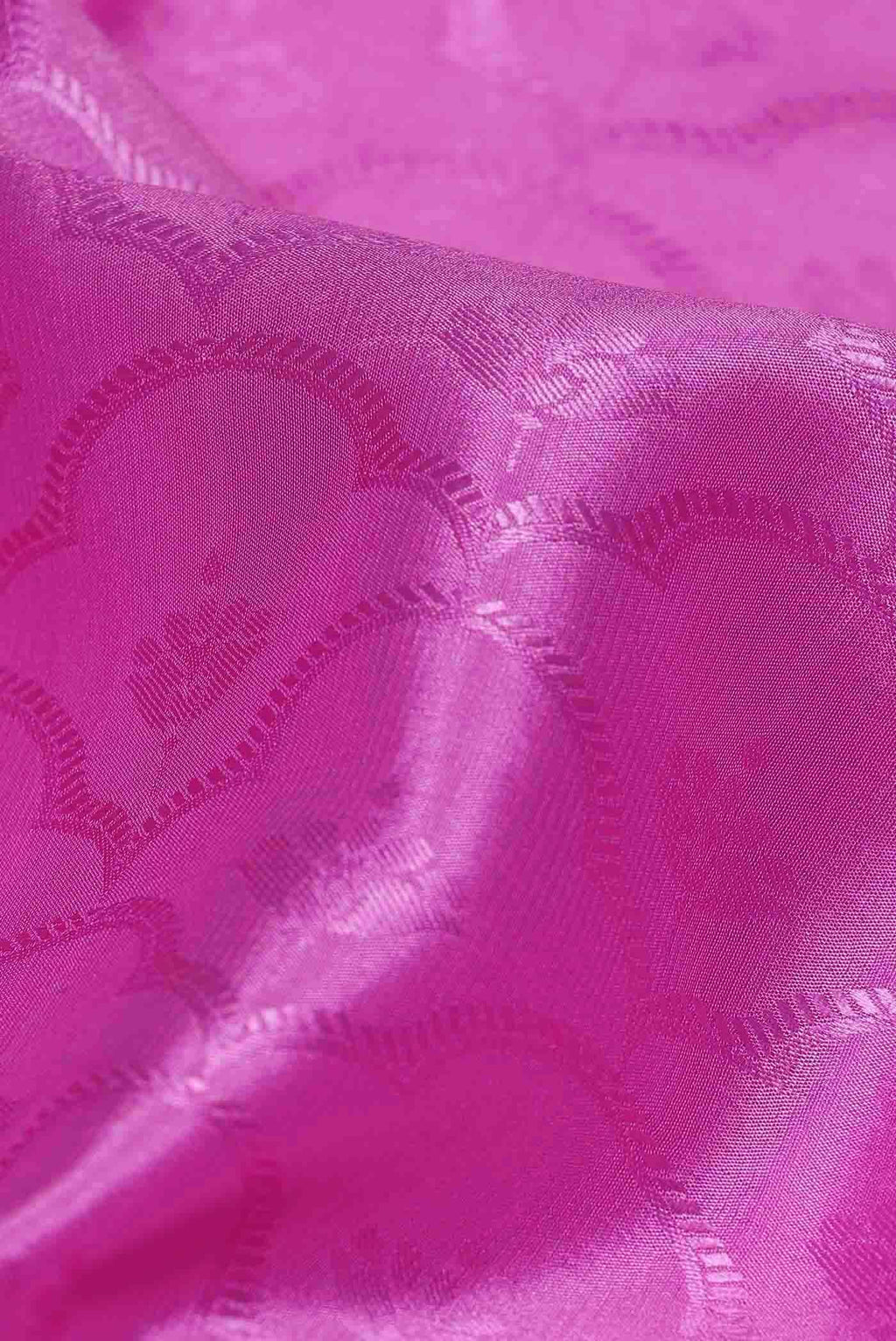 Pink Mysore Crepe Saree
