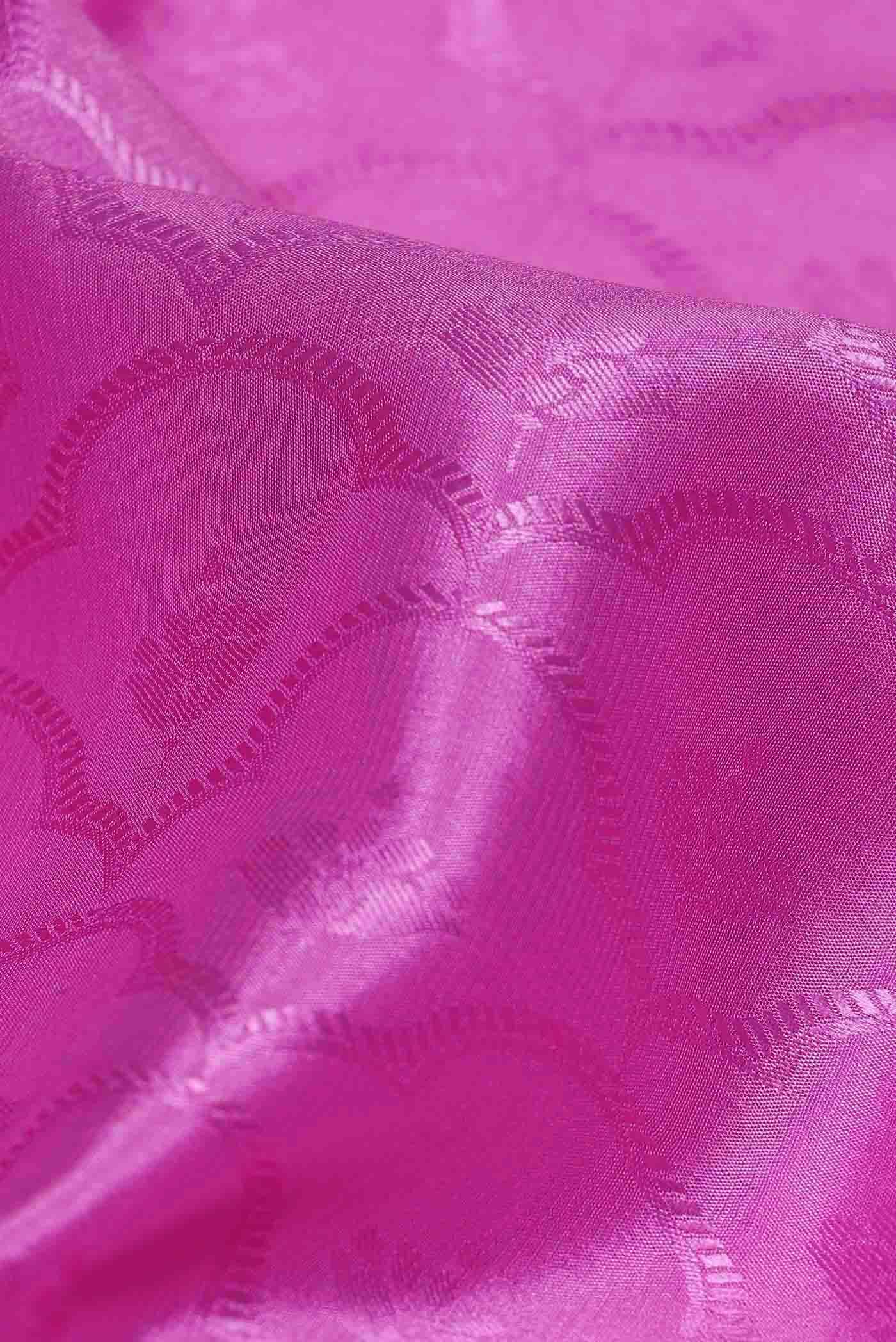 Pink Mysore Crepe Saree