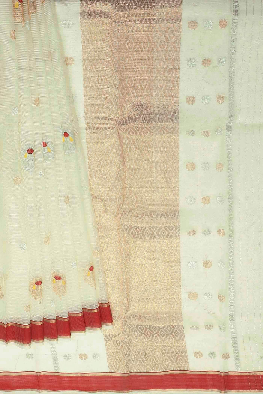 Green Kota Silk Saree