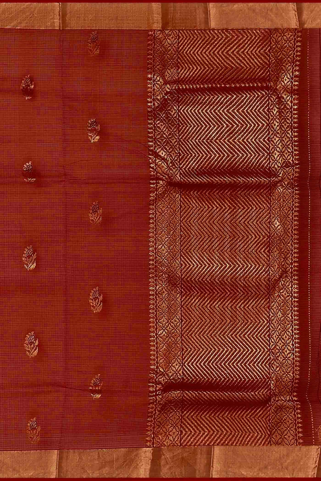 Red Kota Silk Saree