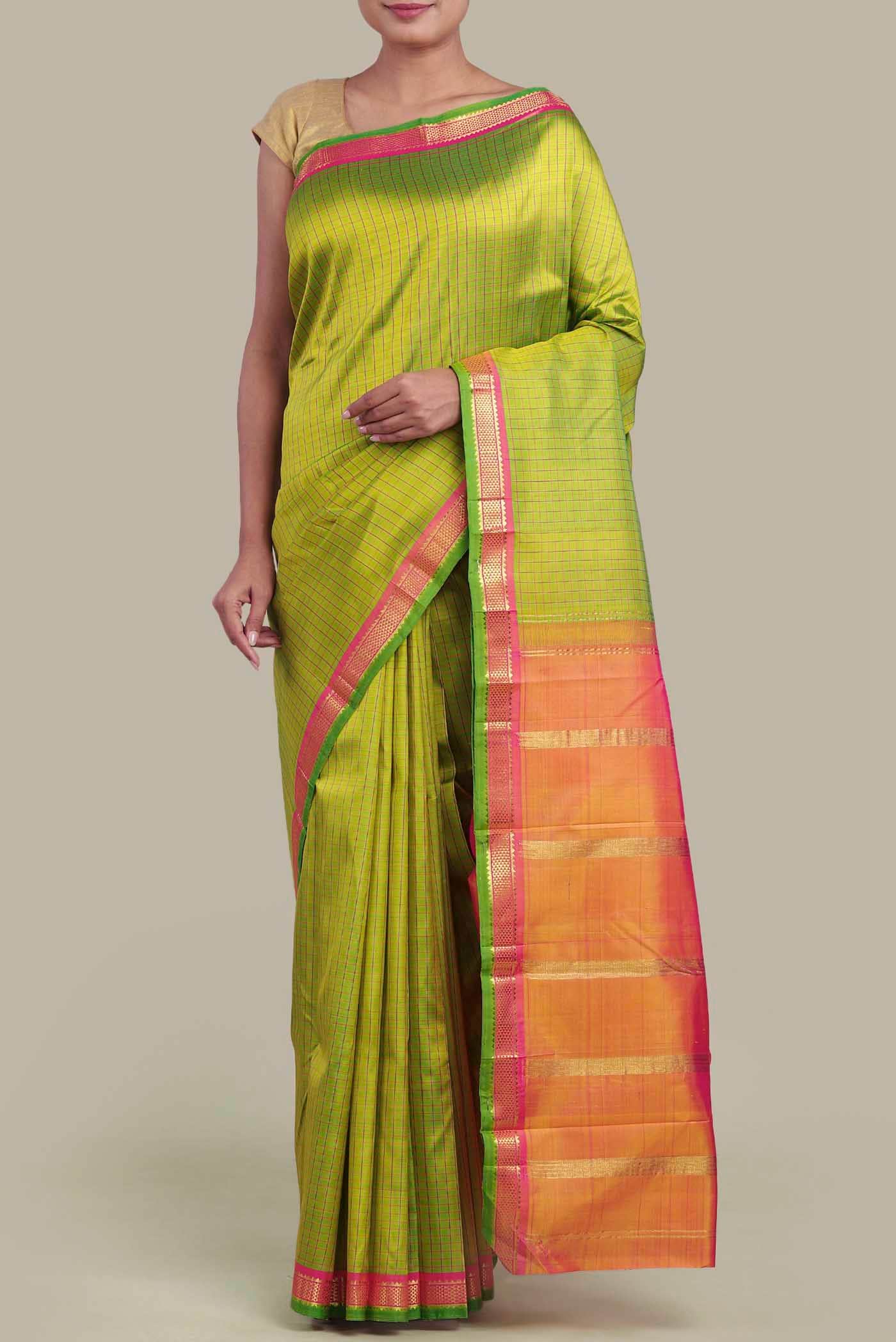 Green Kanchipuram Silk Saree