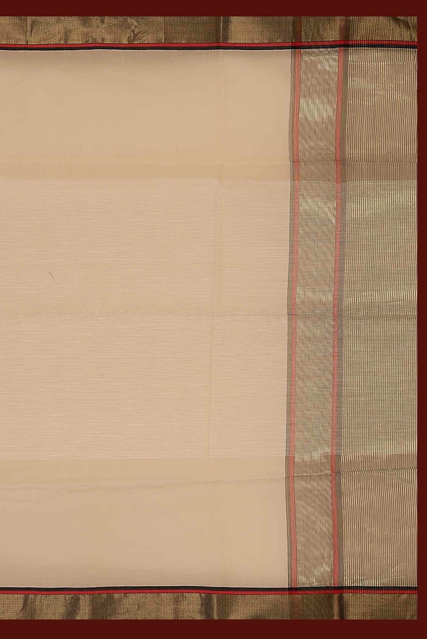 Sandal Maheshwari Silk Cotton Saree