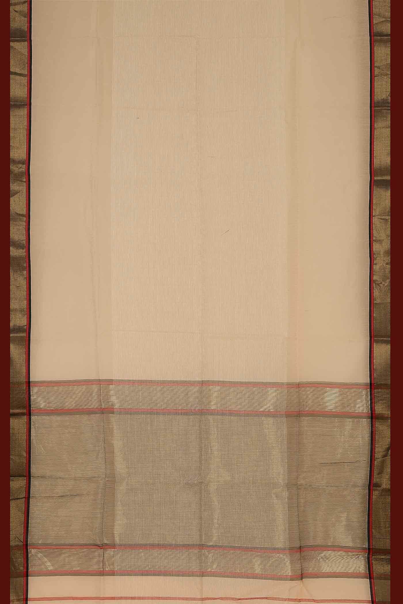 Sandal Maheshwari Silk Cotton Saree
