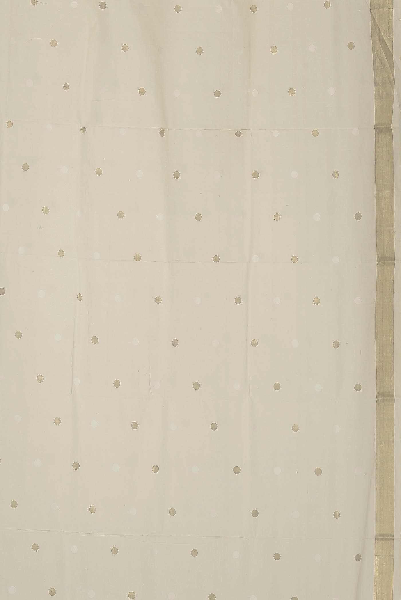 Pure Silk Pure Zari Off White Uppada Cotton Saree