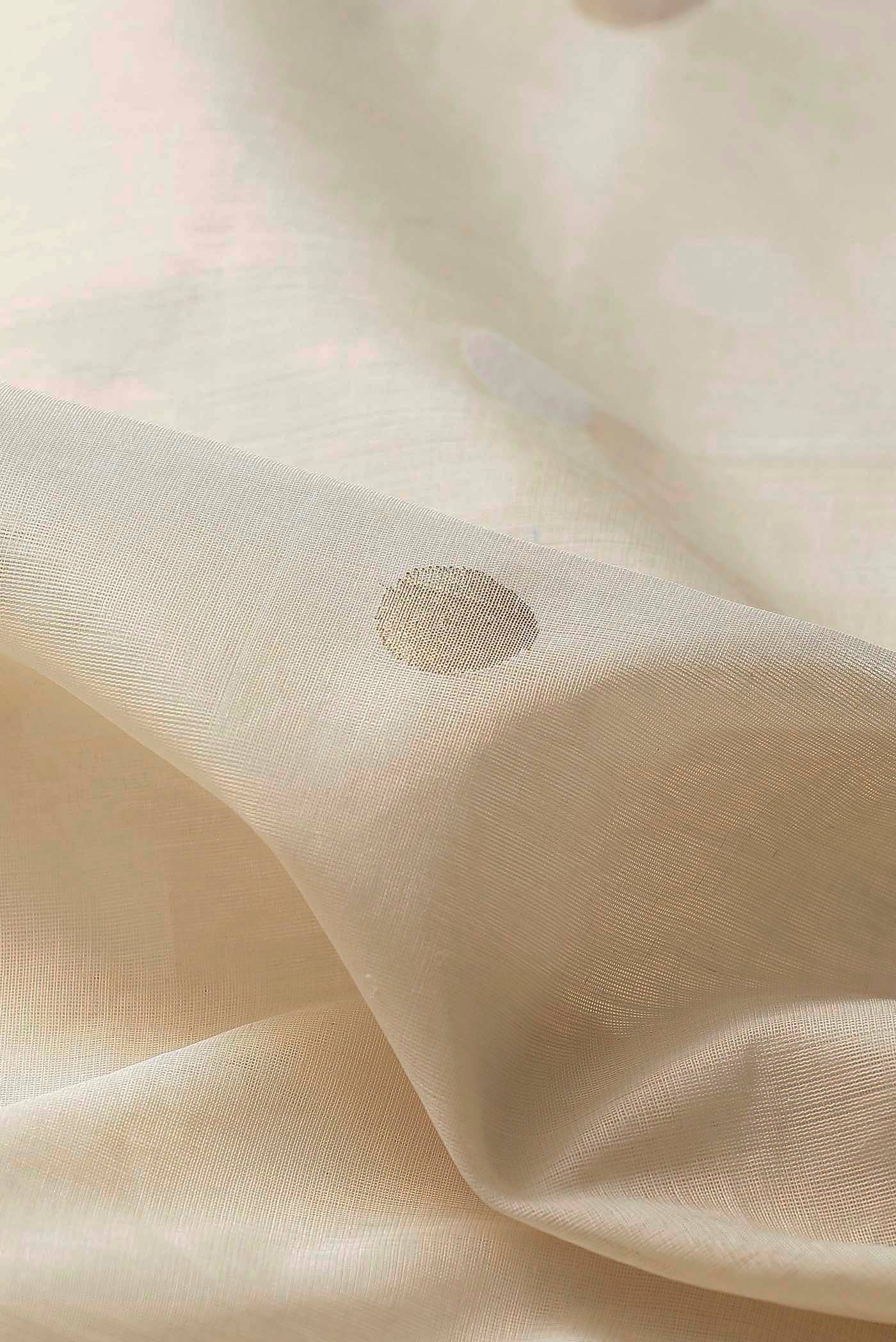 Pure Silk Pure Zari Off White Uppada Cotton Saree